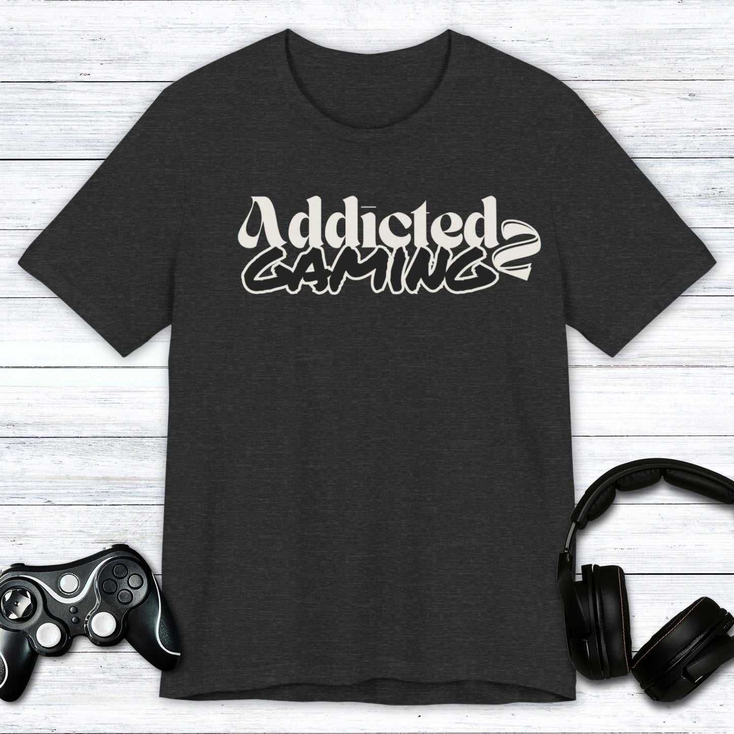 T-Shirt Dark Grey Heather / S Addicted 2 Gaming T-shirt