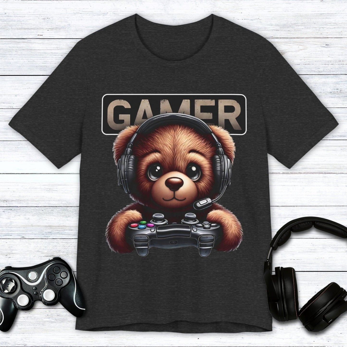 T-Shirt Dark Grey Heather / S Bear With Me T-shirt