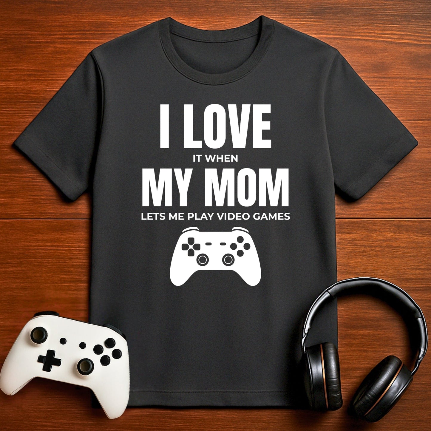 T-Shirt Dark Grey Heather / S Best Mom Ever Gamer T-shirt