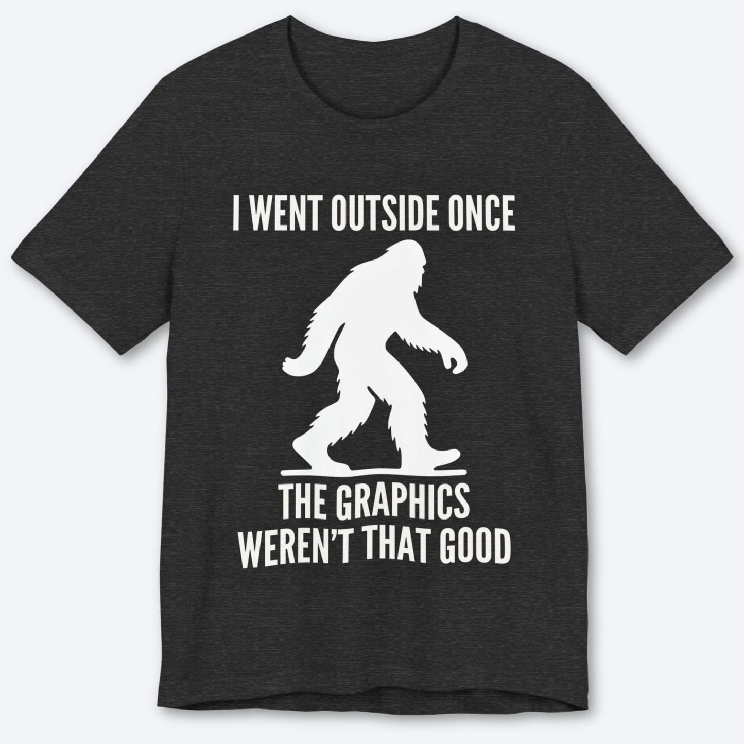 T-Shirt Dark Grey Heather / S Bigfoot Gamer Review T-shirt