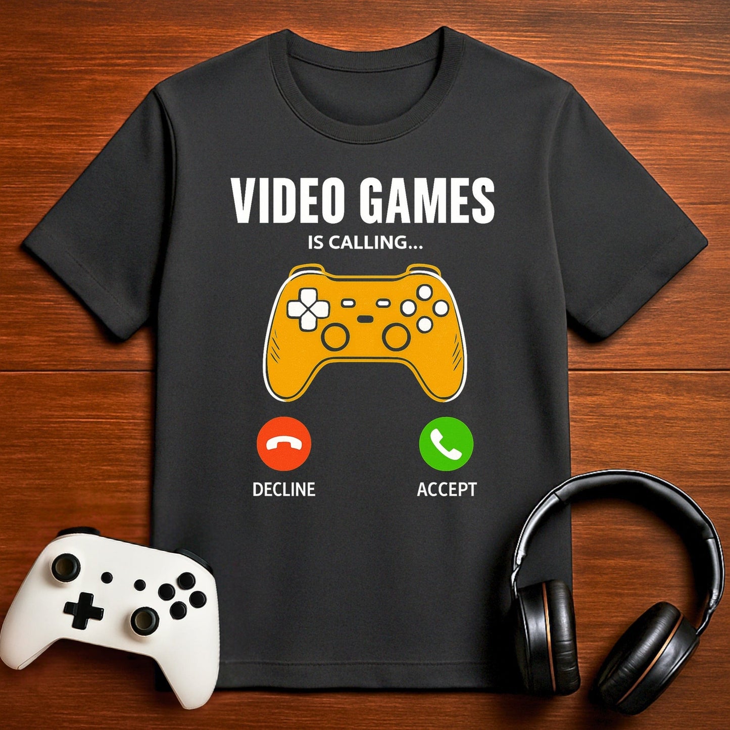 T-Shirt Dark Grey Heather / S Call from Video Games T-shirt
