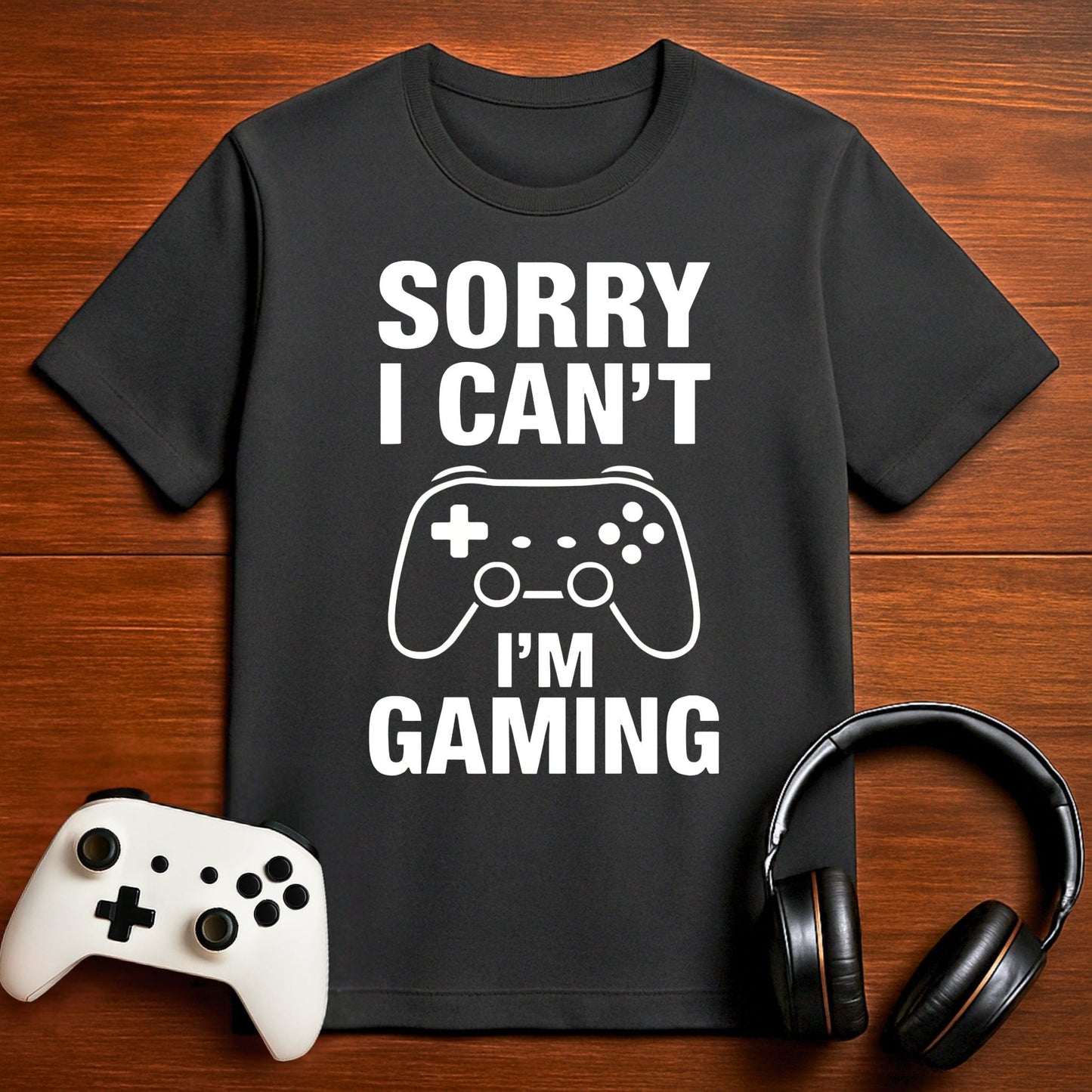 T-Shirt Dark Grey Heather / S Can’t Talk – Gaming T-shirt