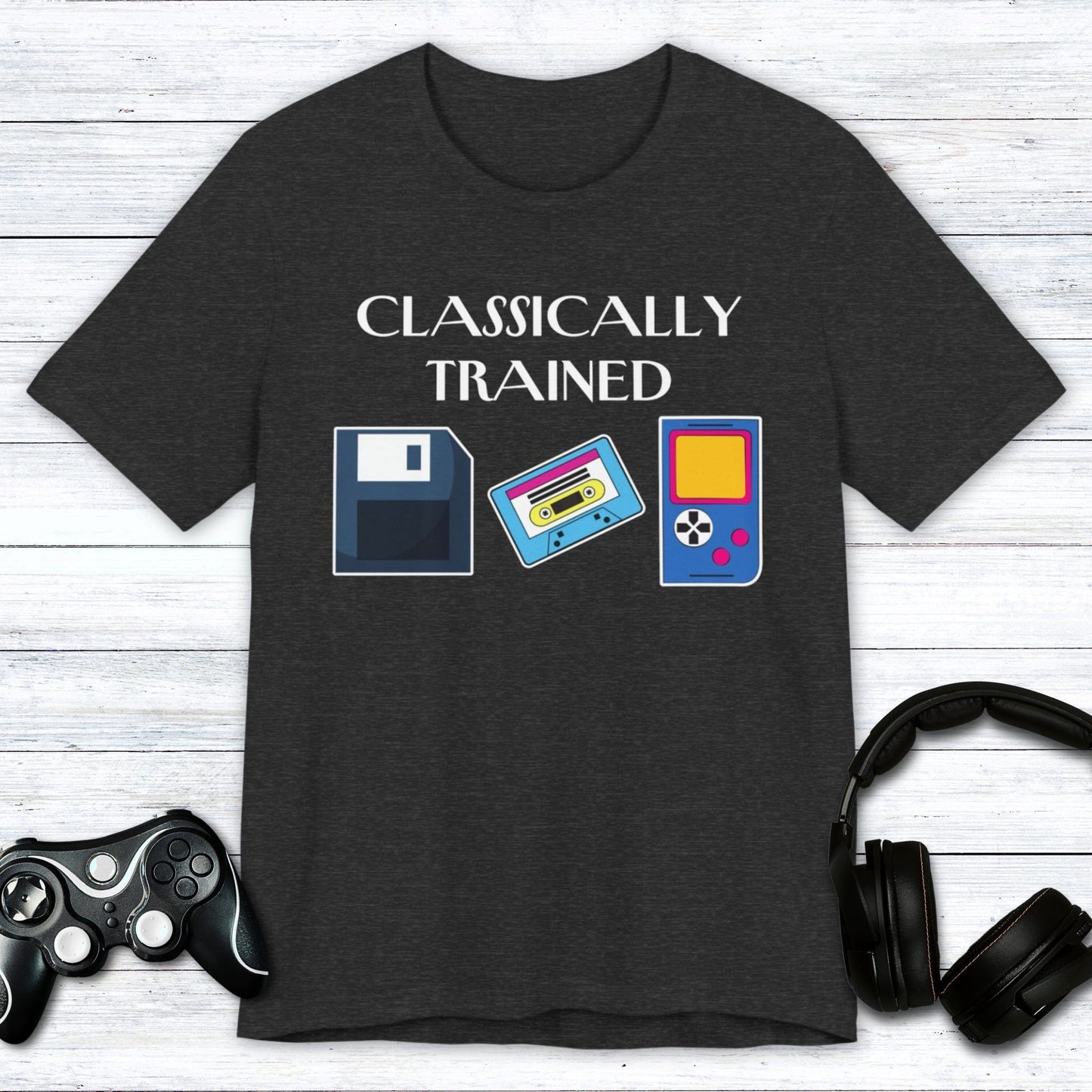 T-Shirt Dark Grey Heather / S Classically Trained Retro T-shirt