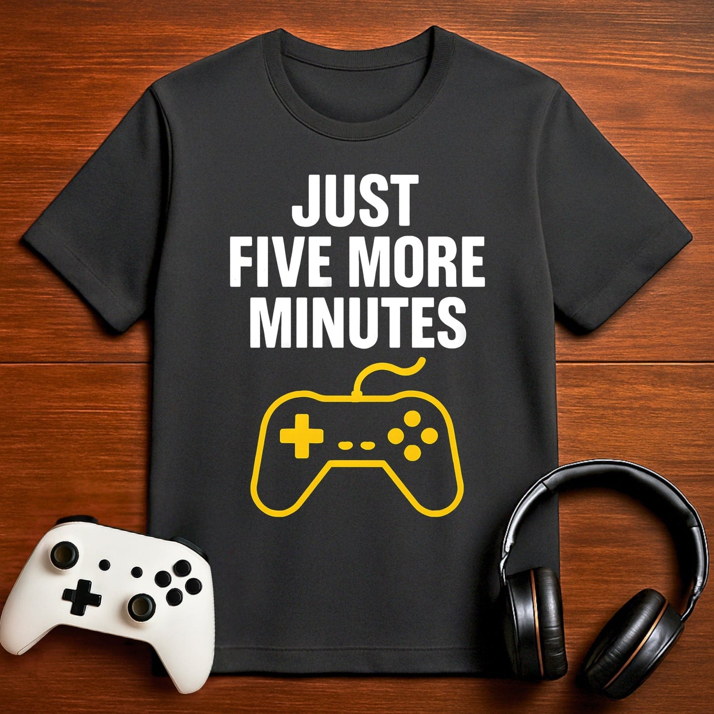T-Shirt Dark Grey Heather / S Five More Minutes T-shirt