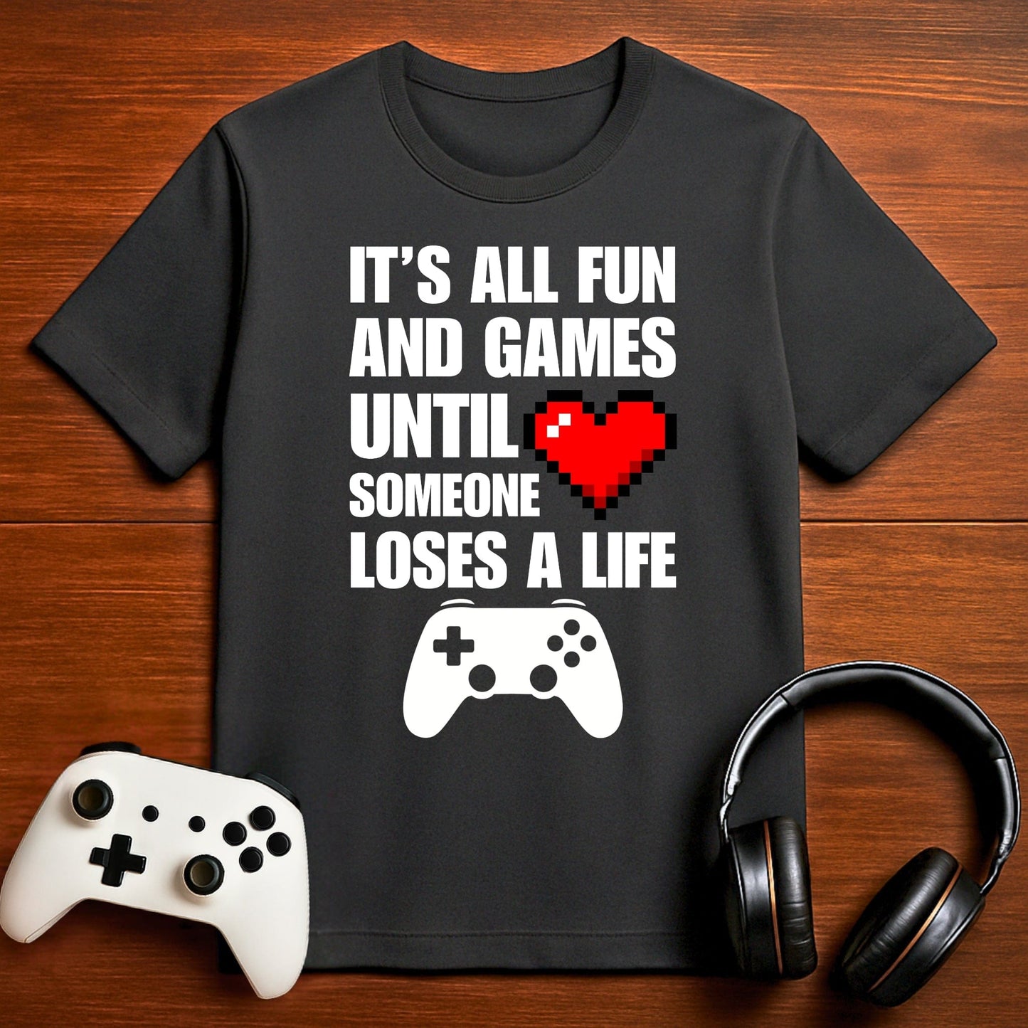 T-Shirt Dark Grey Heather / S Fun and Games T-shirt