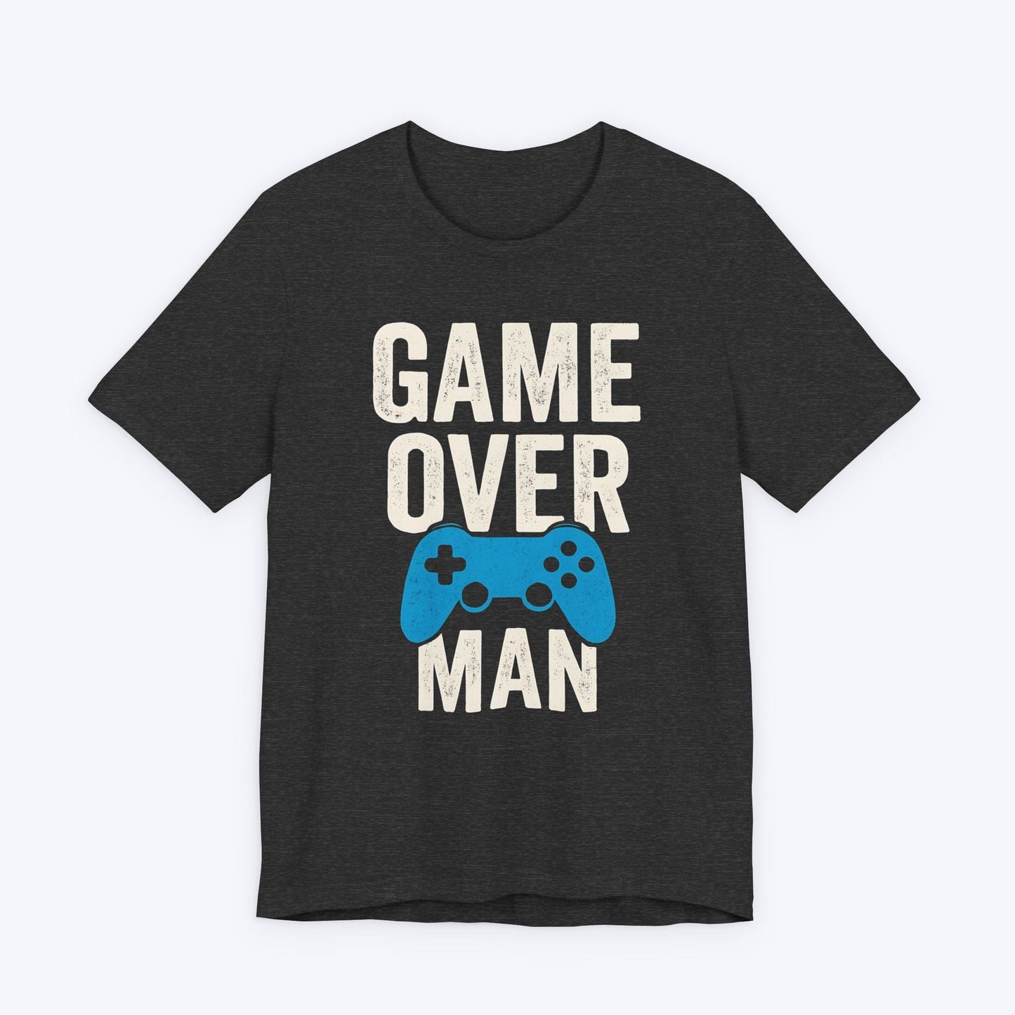 T-Shirt Dark Grey Heather / S Game Over Man T-shirt