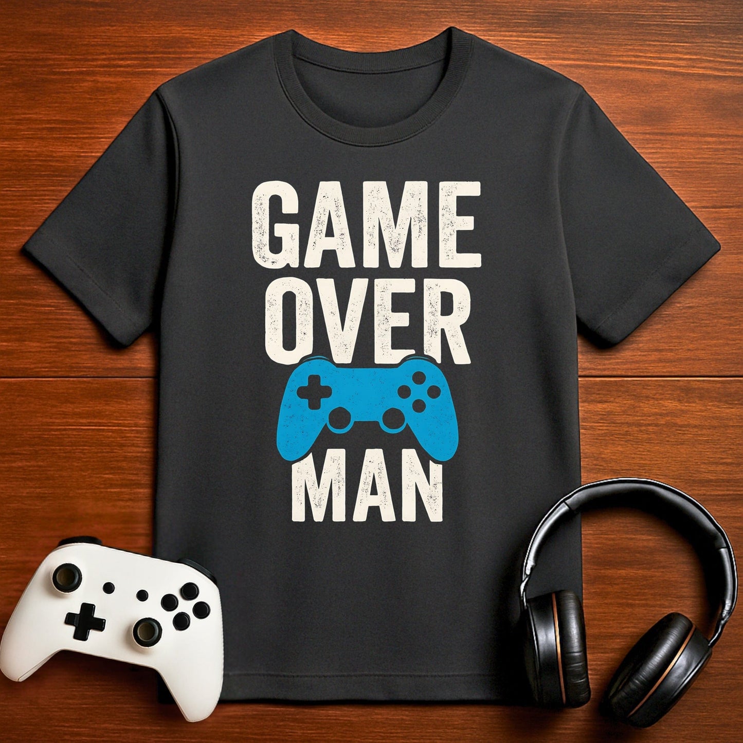T-Shirt Dark Grey Heather / S Game Over Man T-shirt