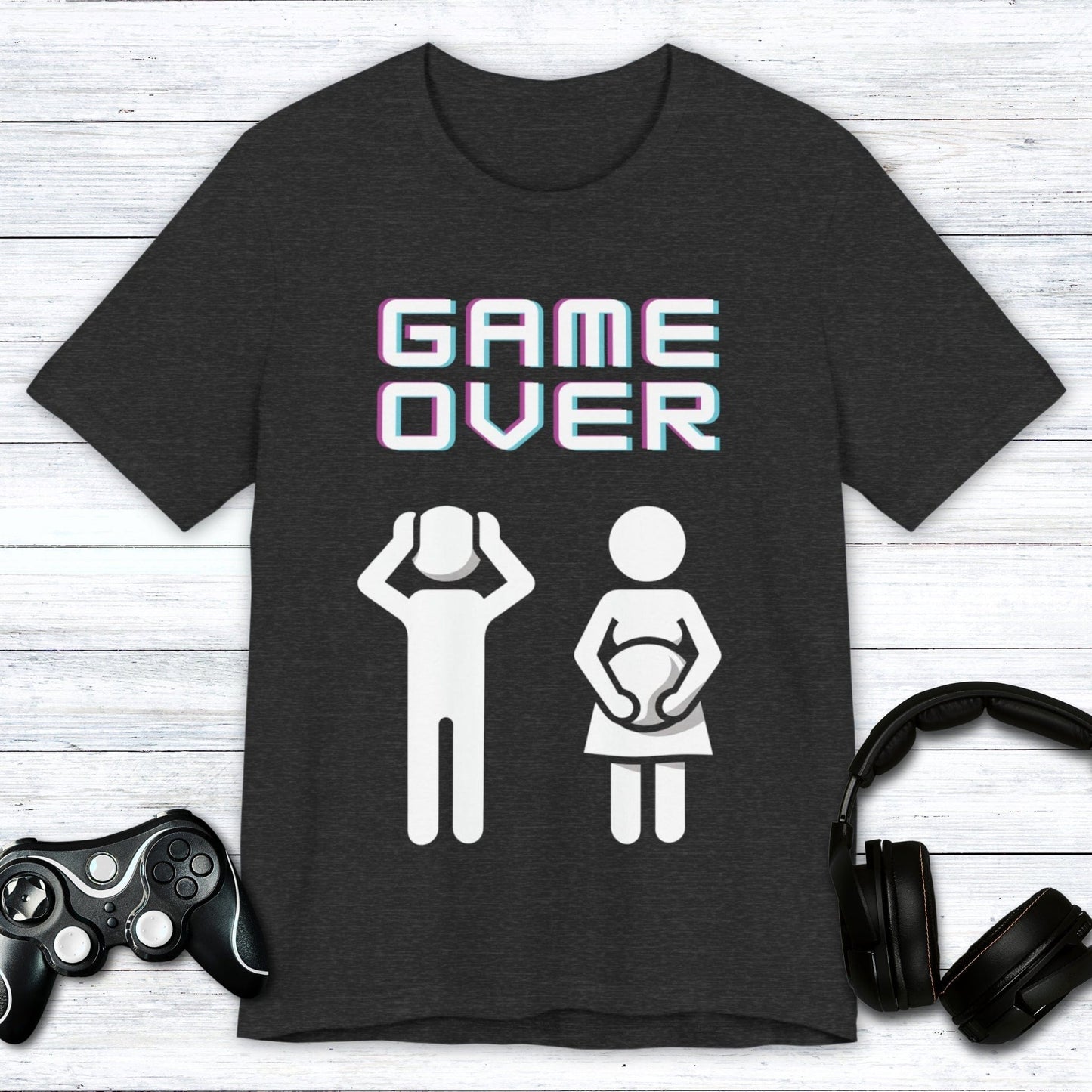 T-Shirt Dark Grey Heather / S Game Over: New Player Loading T-shirt
