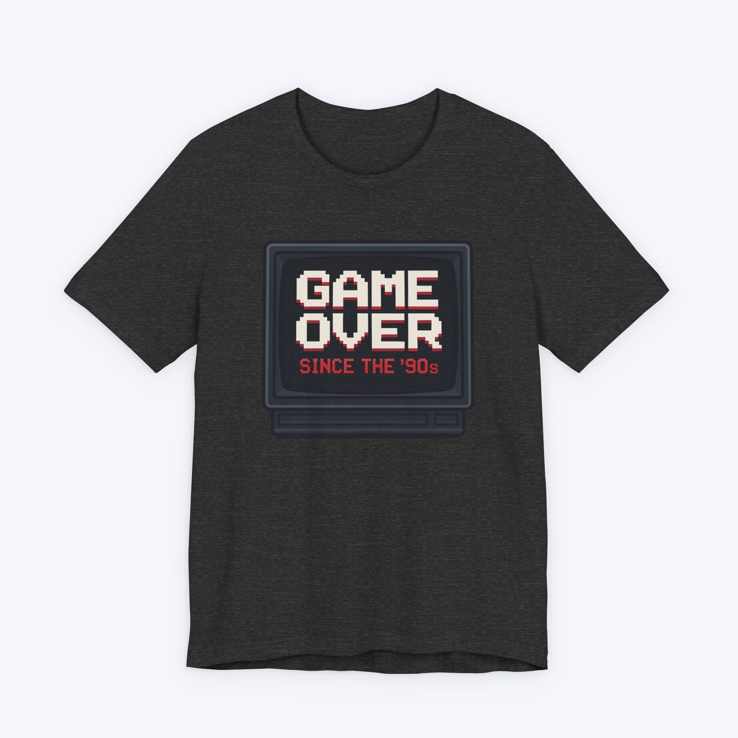 T-Shirt Dark Grey Heather / S Game Over - TV Box T-Shirt