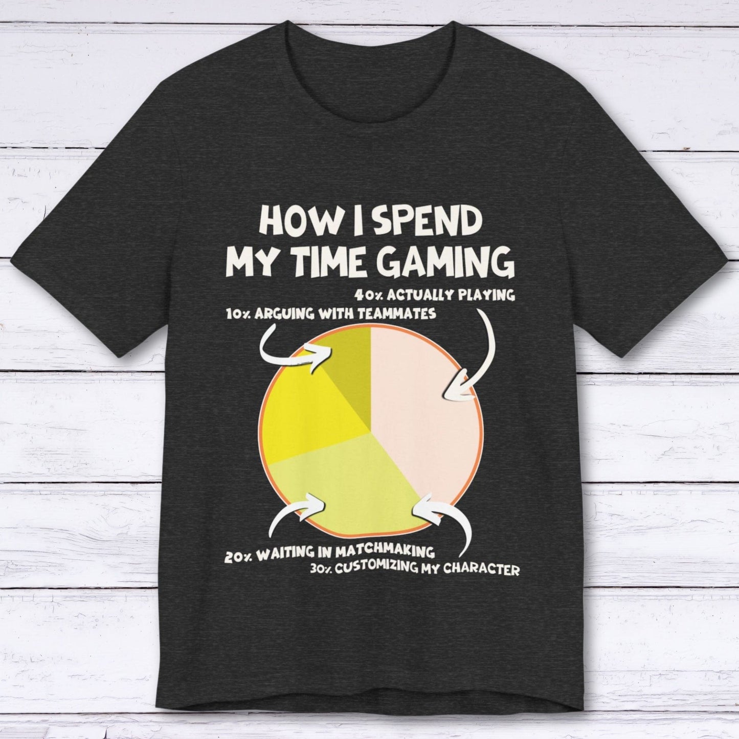 T-Shirt Dark Grey Heather / S Game Time T-shirt