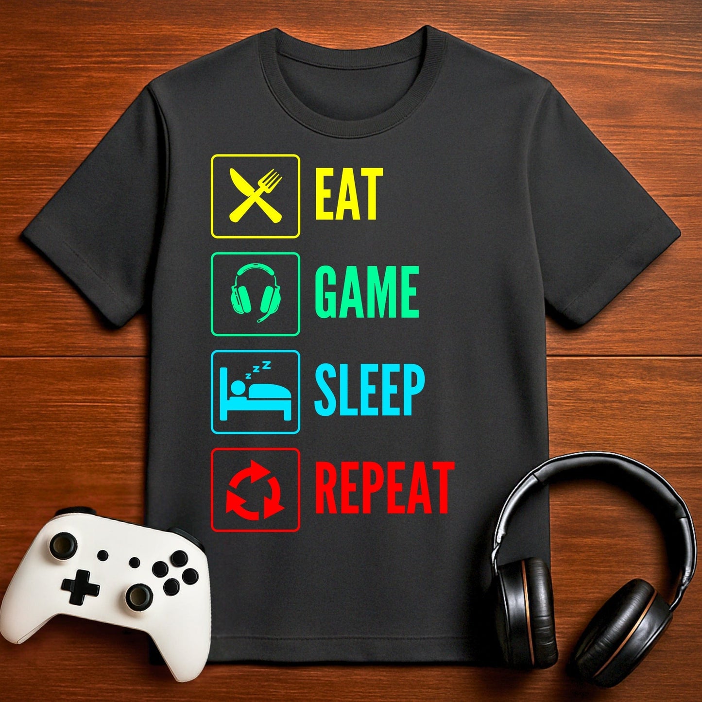 T-Shirt Dark Grey Heather / S Gamer Routine T-shirt