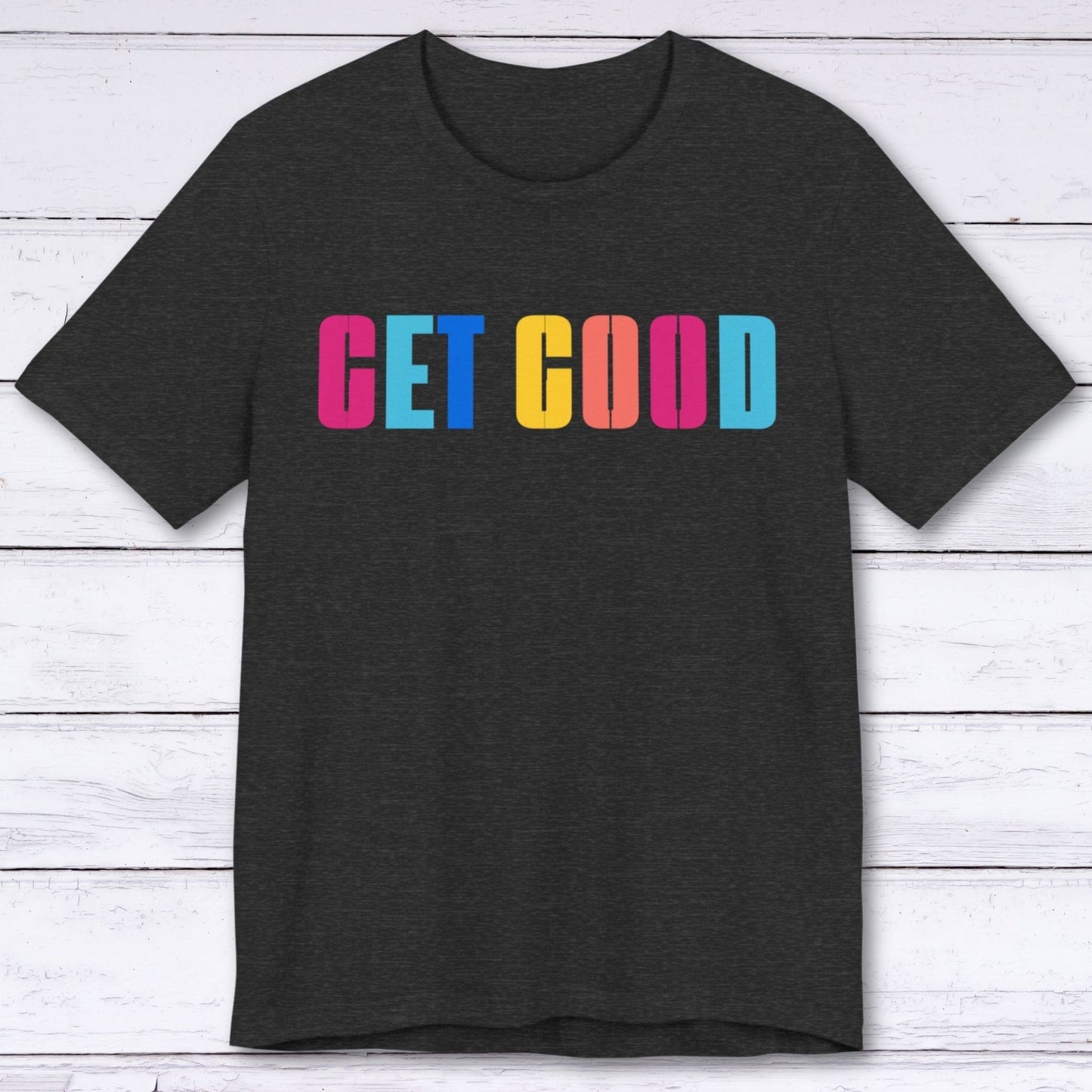 T-Shirt Dark Grey Heather / S Get Good: Summer Vibes T-shirt