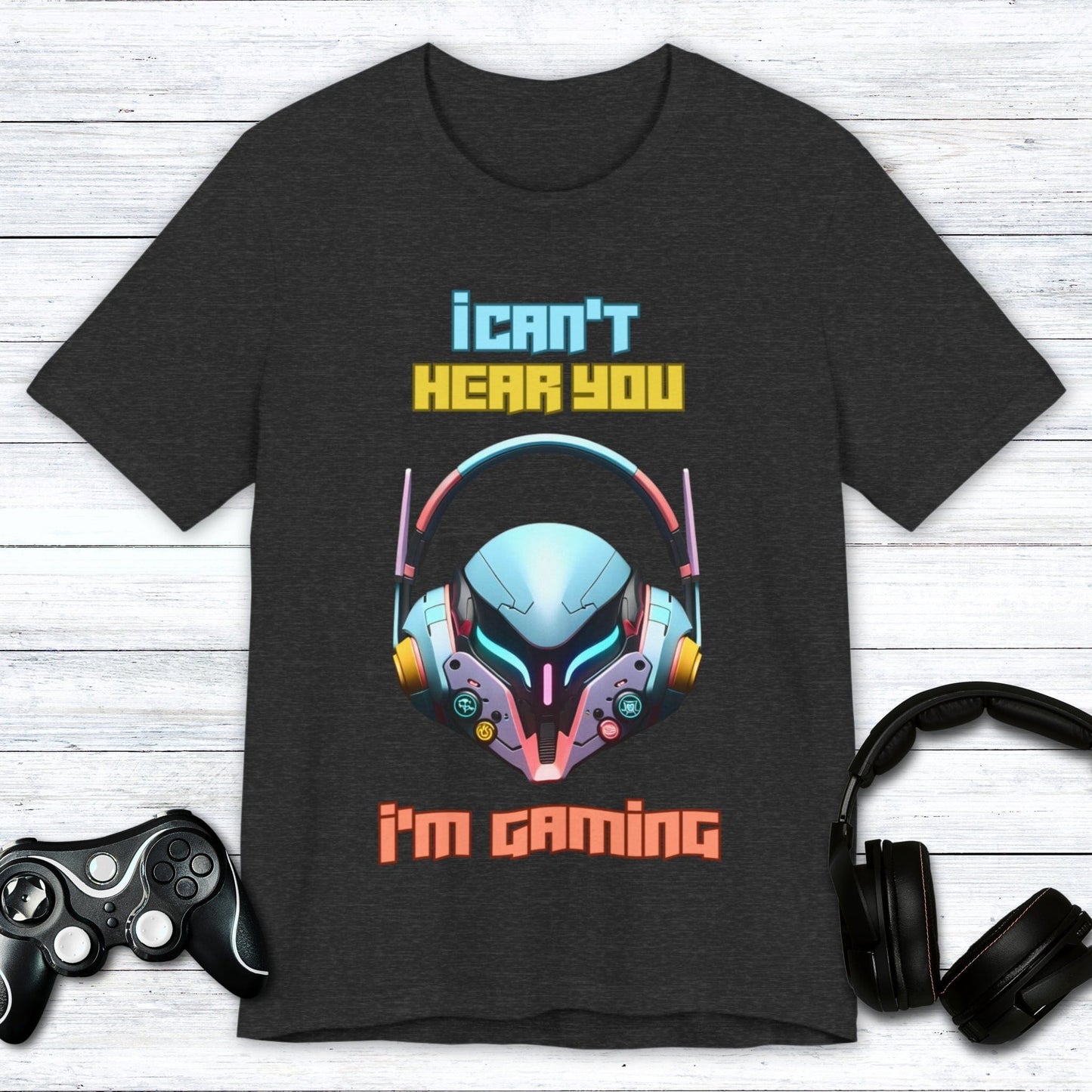 T-Shirt Dark Grey Heather / S Hyper Sound Helm Gamer T-shirt