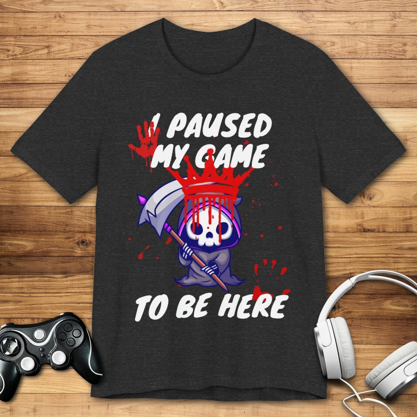 T-Shirt Dark Grey Heather / S I'd Rather Be Reaping T-shirt