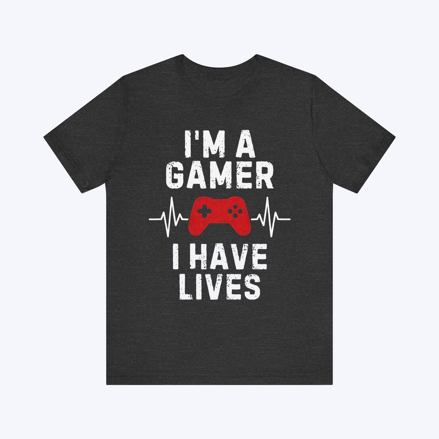 T-Shirt Dark Grey Heather / S I Don’t Die—I Respawn T-shirt