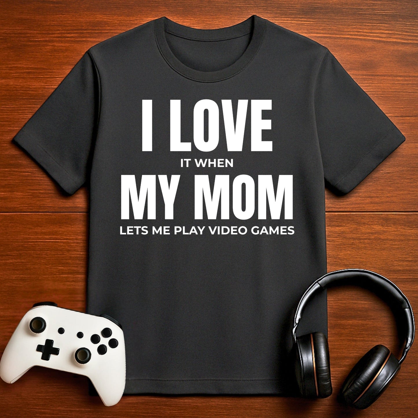 T-Shirt Dark Grey Heather / S I Love My Mom T-shirt