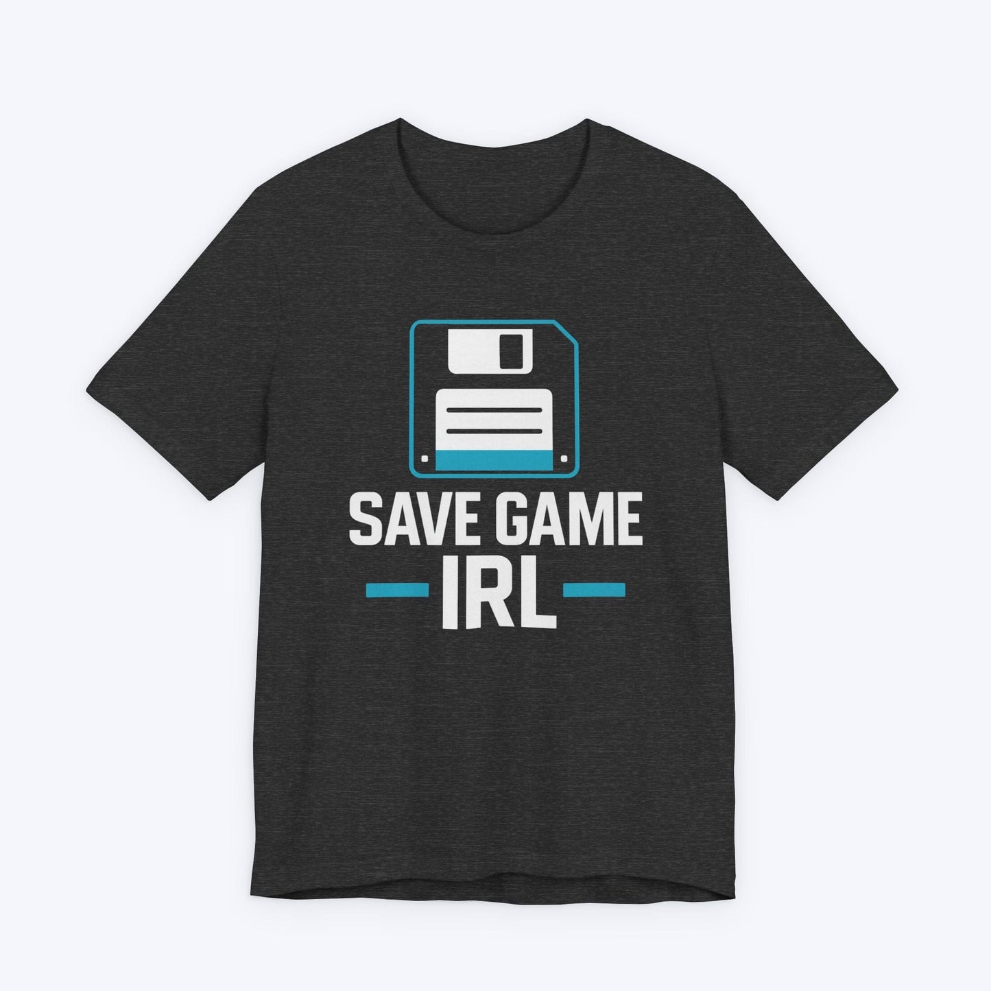 T-Shirt Dark Grey Heather / S IRL is FloppyT-shirt