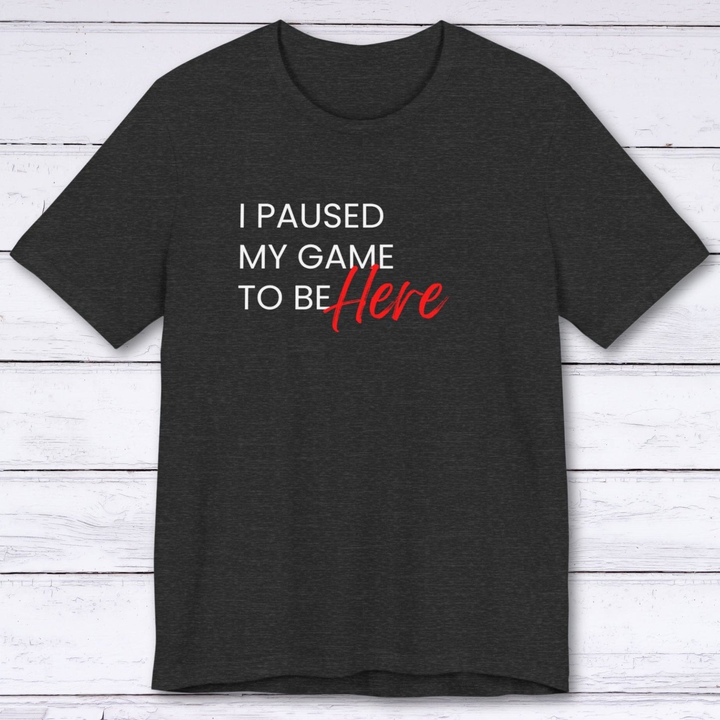 T-Shirt Dark Grey Heather / S Just Letting You Know T-shirt