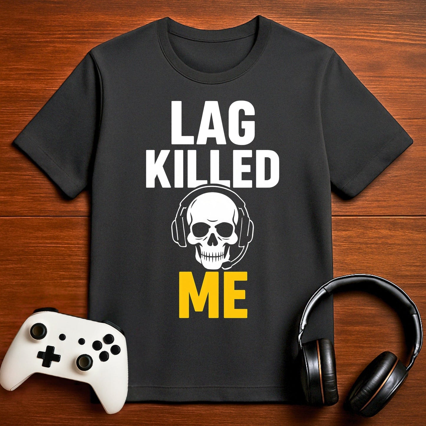 T-Shirt Dark Grey Heather / S Lag Strikes Again T-shirt