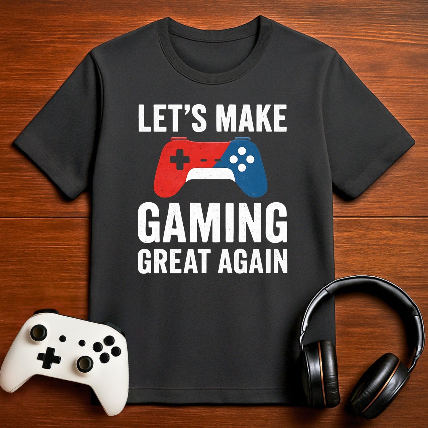 T-Shirt Dark Grey Heather / S Let’s Make Gaming Great Again T-shirt