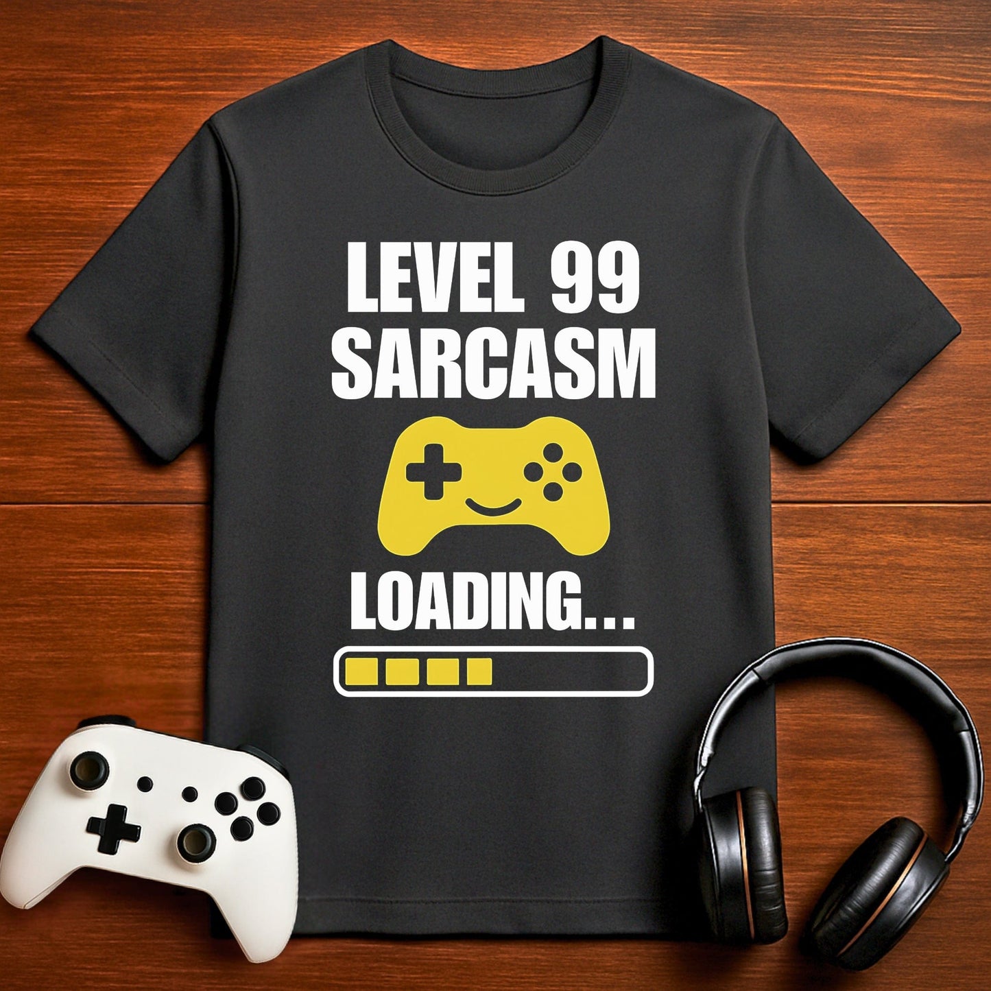 T-Shirt Dark Grey Heather / S Level 99 Sarcasm Loading T-shirt