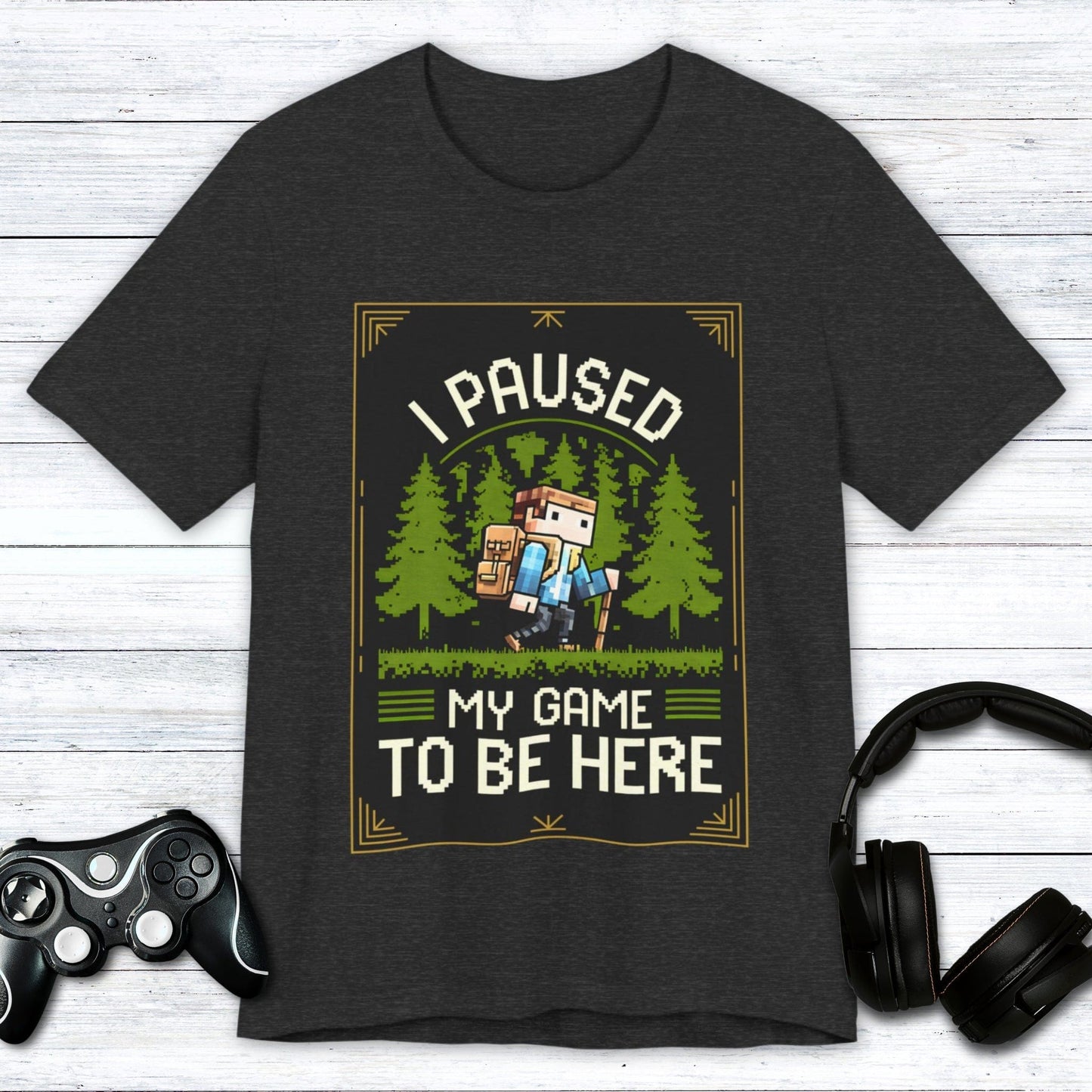 T-Shirt Dark Grey Heather / S Leveling Up in Real Life T-shirt