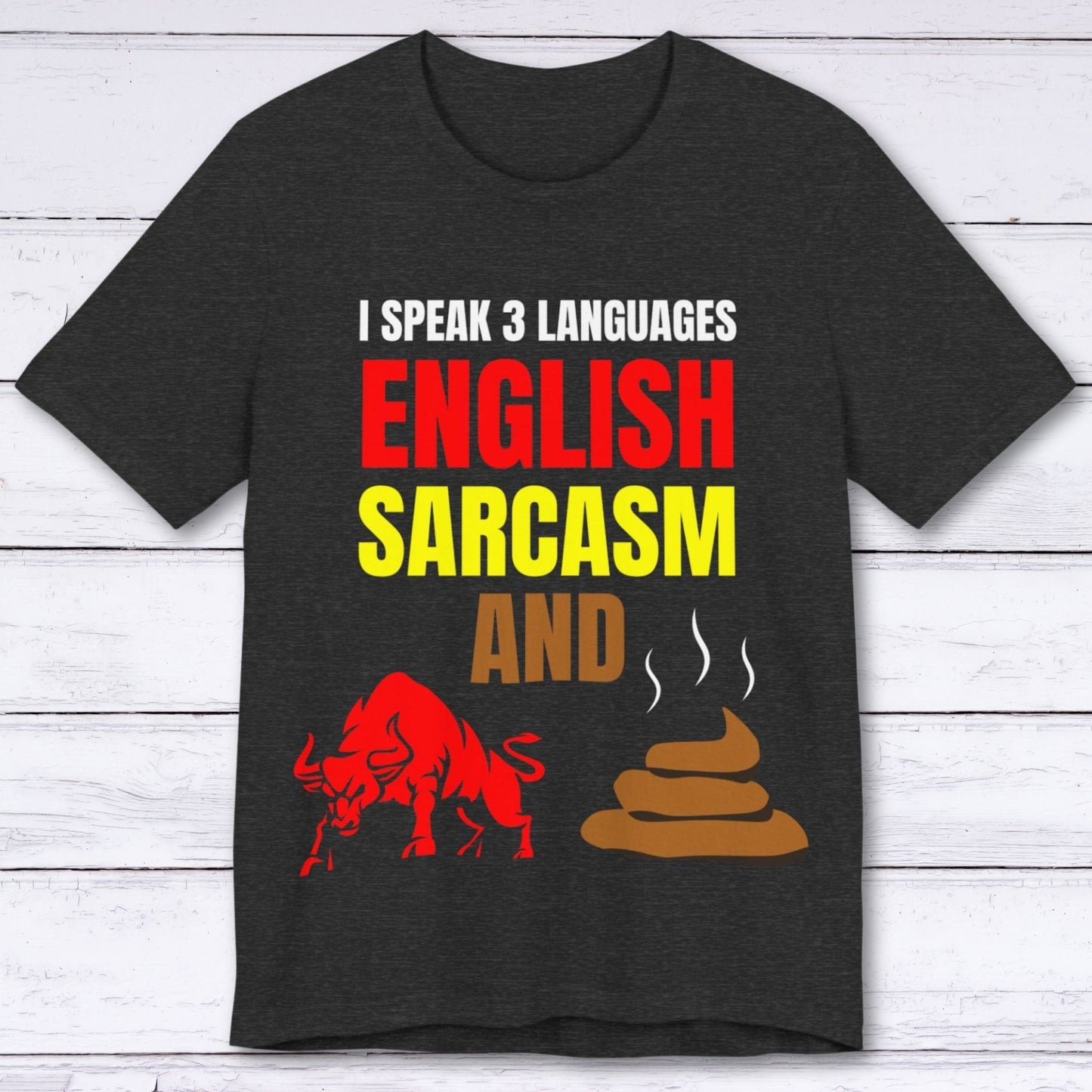 T-Shirt Dark Grey Heather / S Linguistic Prowess T-shirt