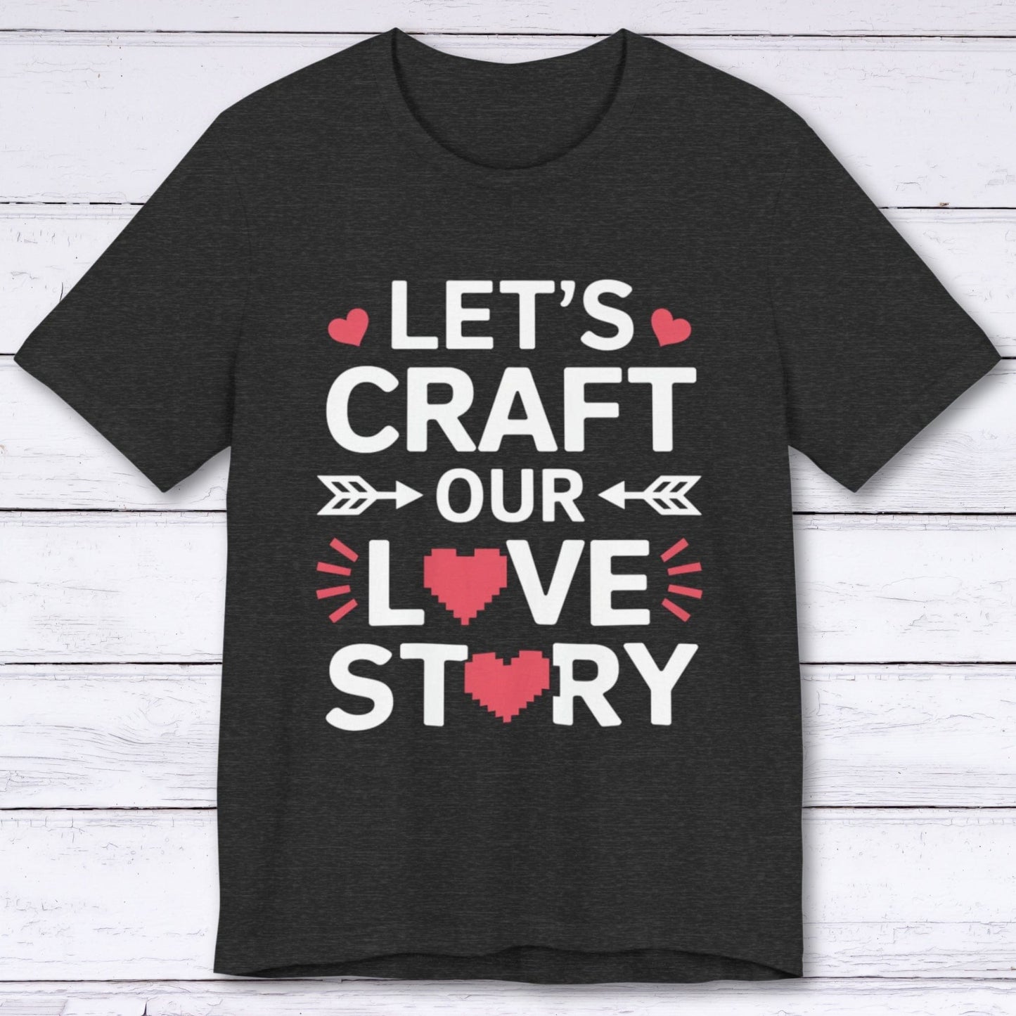 T-Shirt Dark Grey Heather / S Love Story Detected T-shirt