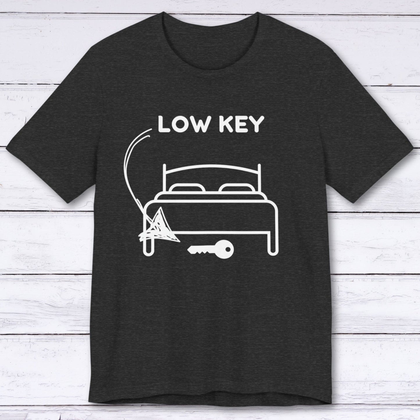 T-Shirt Dark Grey Heather / S Low Key T-shirt