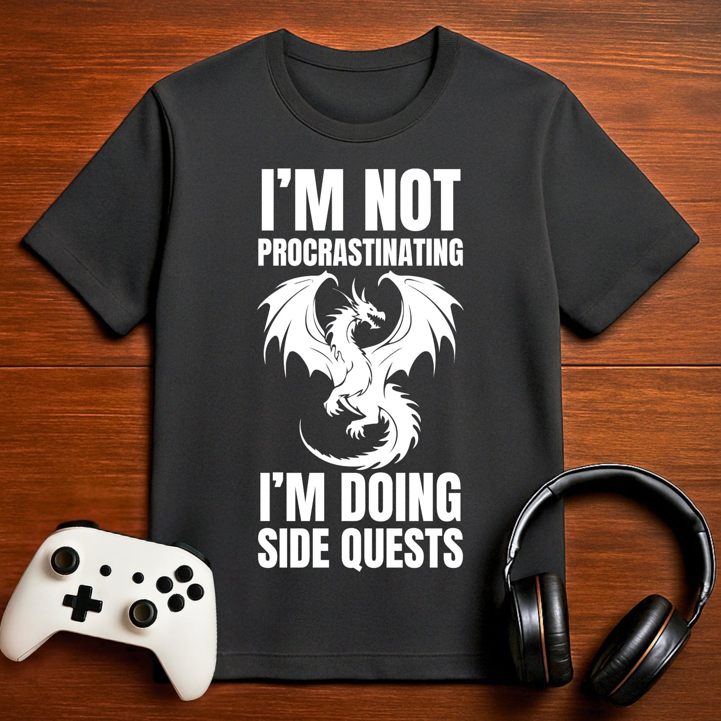 T-Shirt Dark Grey Heather / S Master of Side Quests T-shirt