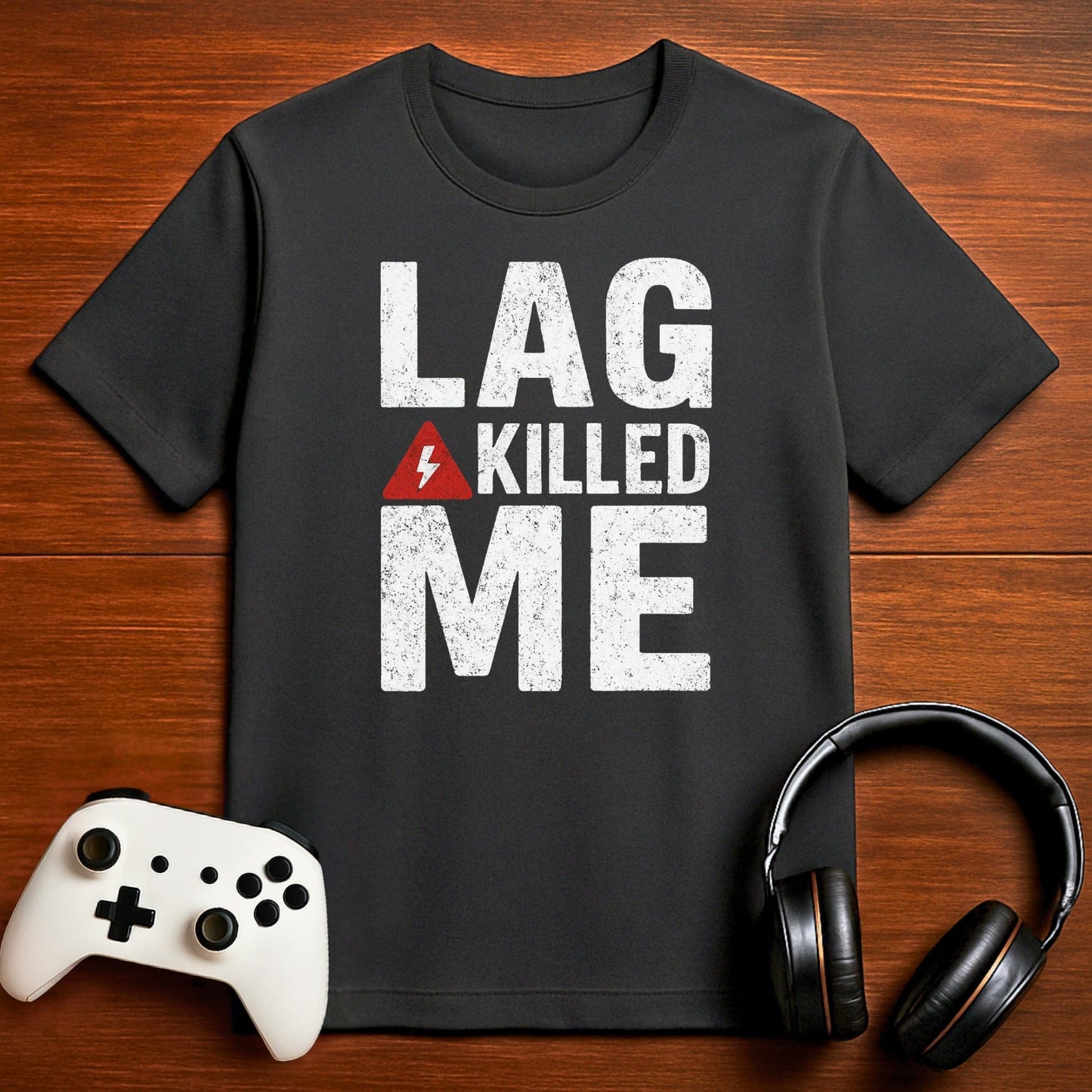 T-Shirt Dark Grey Heather / S My KD Ratio Hates Lag T-shirt