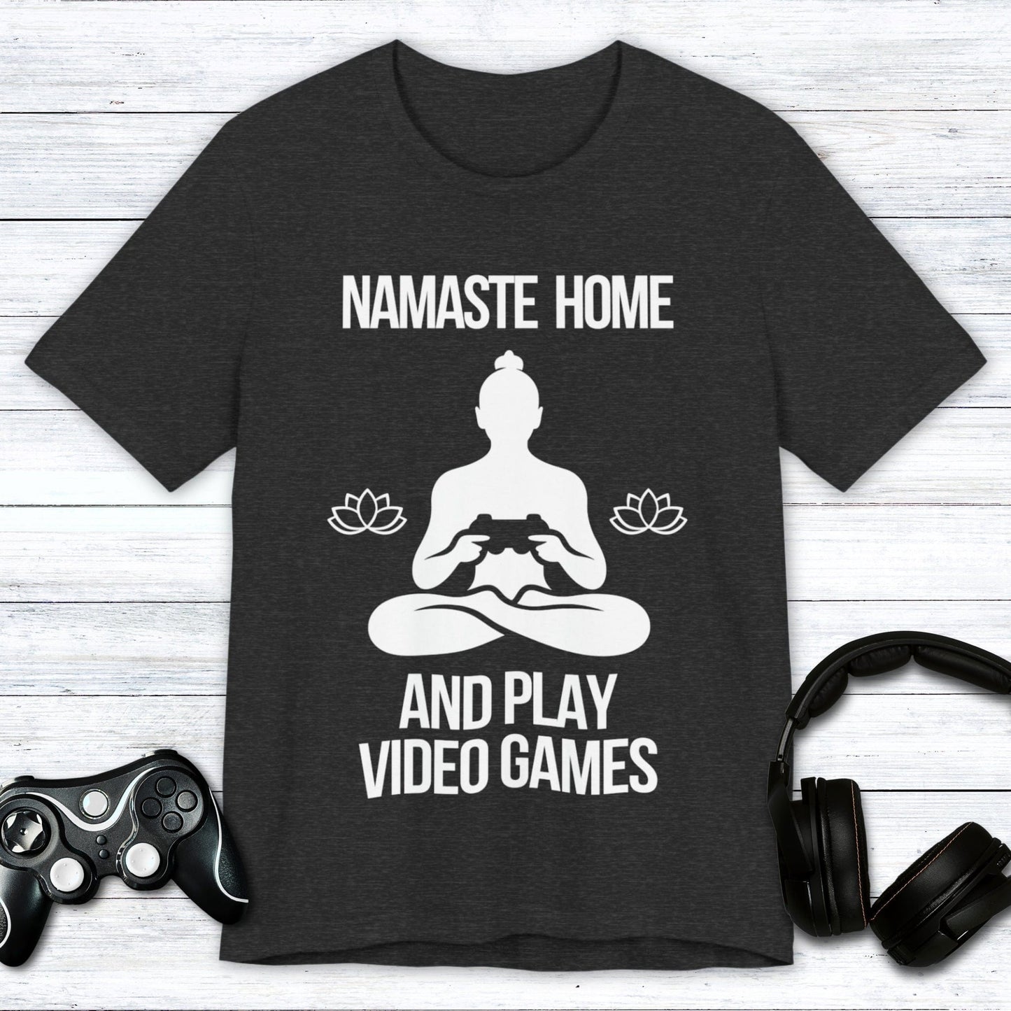 T-Shirt Dark Grey Heather / S Namaste Home "OG" Gamer T-shirt