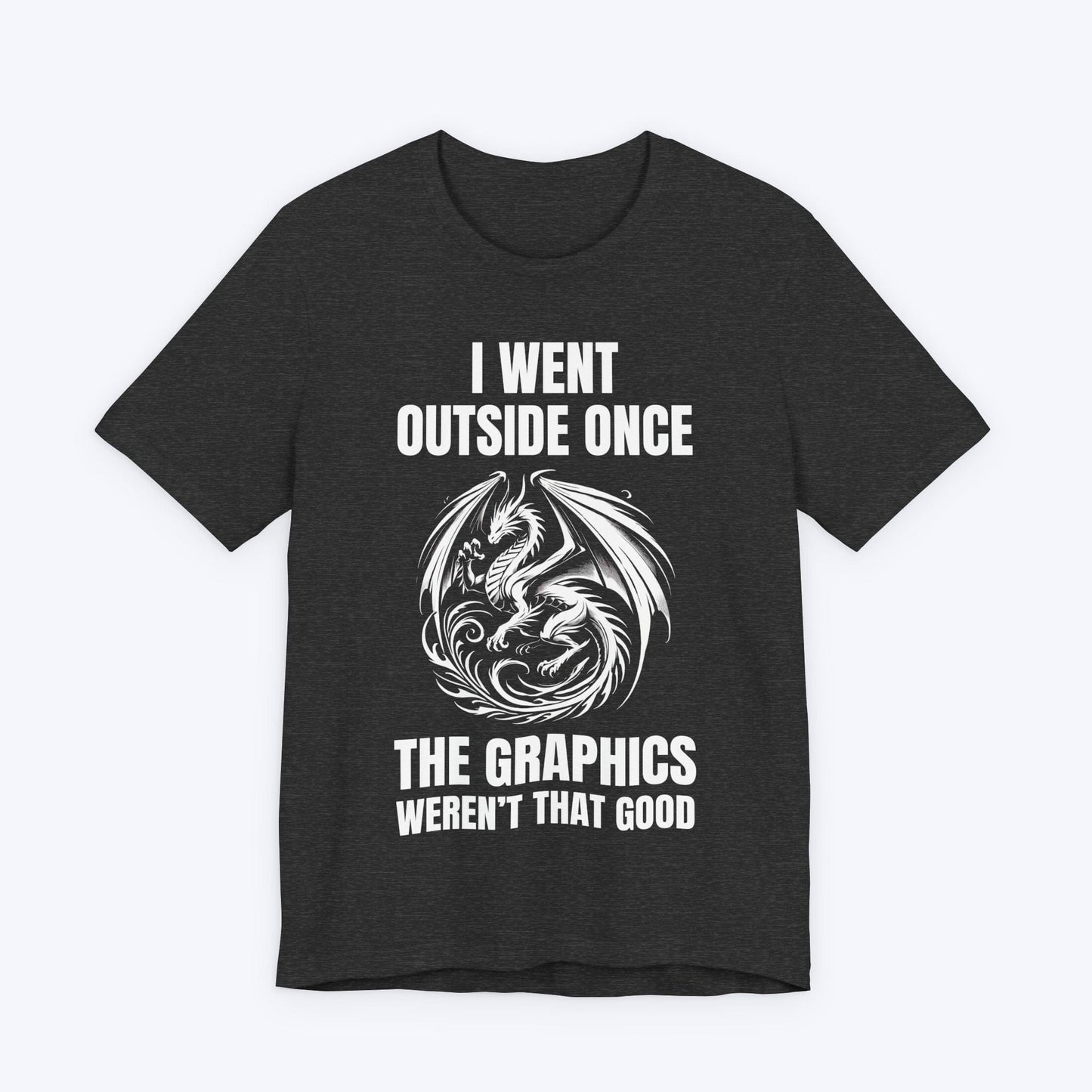 T-Shirt Dark Grey Heather / S No Dragons, No Immersion T-shirt