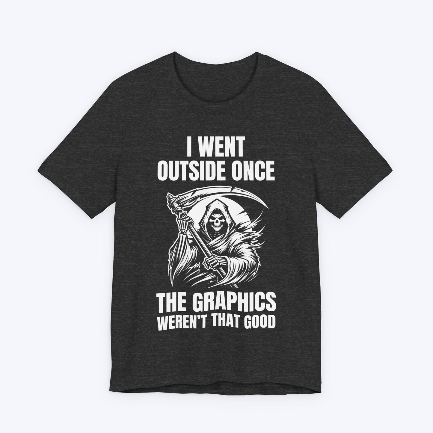T-Shirt Dark Grey Heather / S Outside Looked Dead T-shirt
