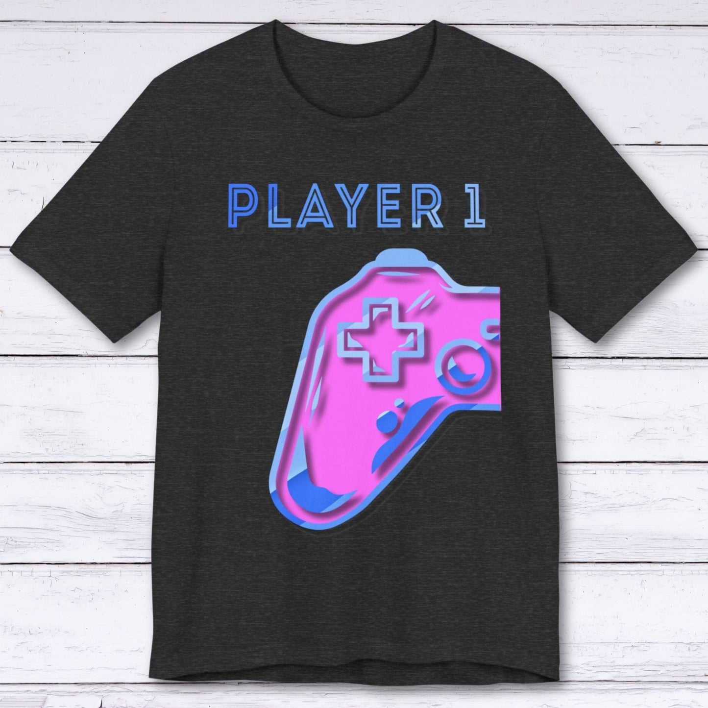 T-Shirt Dark Grey Heather / S Player One Ready T-shirt