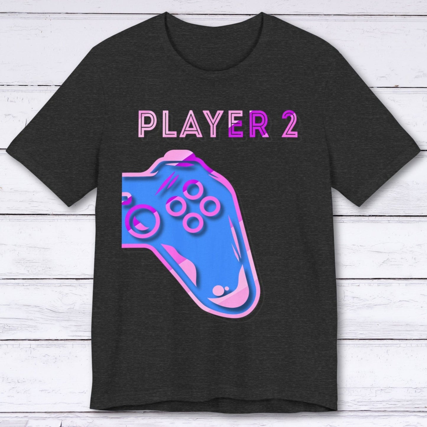 T-Shirt Dark Grey Heather / S Player Two Ready T-shirt