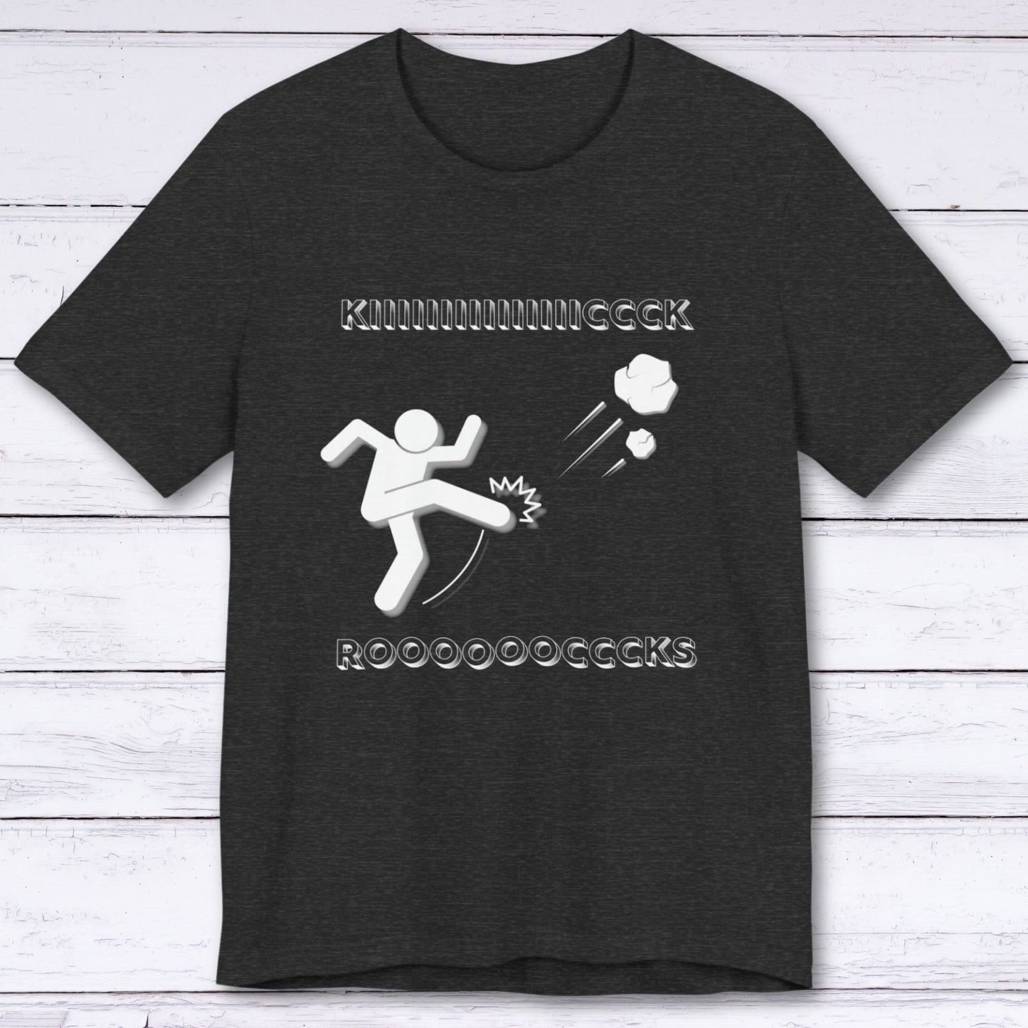 T-Shirt Dark Grey Heather / S Professional Rock Kicker T-shirt