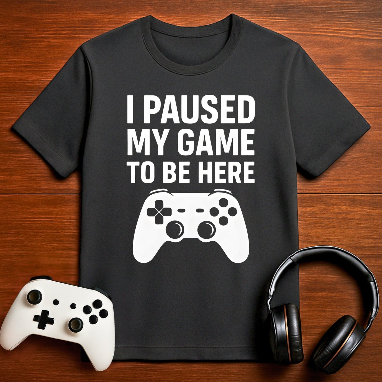 T-Shirt Dark Grey Heather / S Reluctantly Present Gamer T-shirt