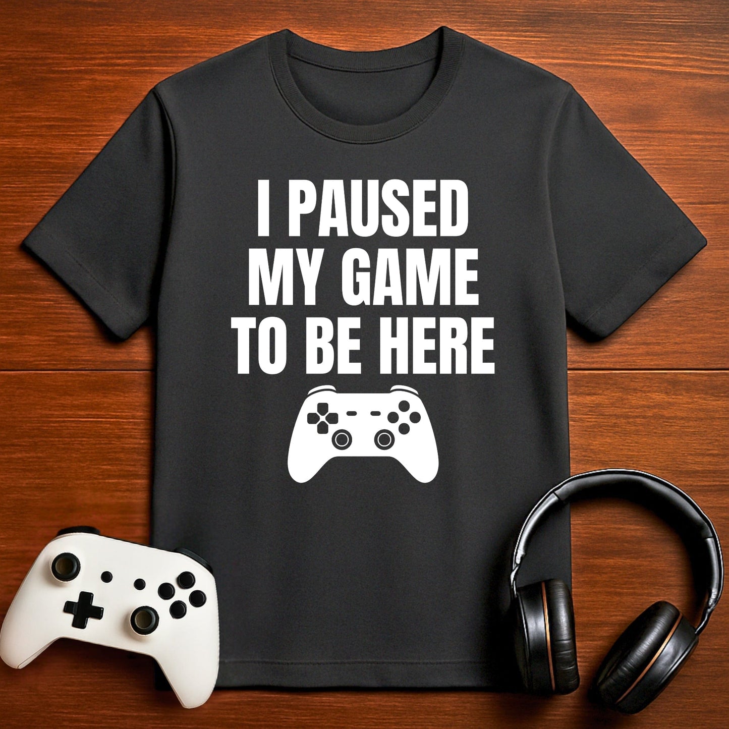 T-Shirt Dark Grey Heather / S Reluctantly Present Gamer T-shirt