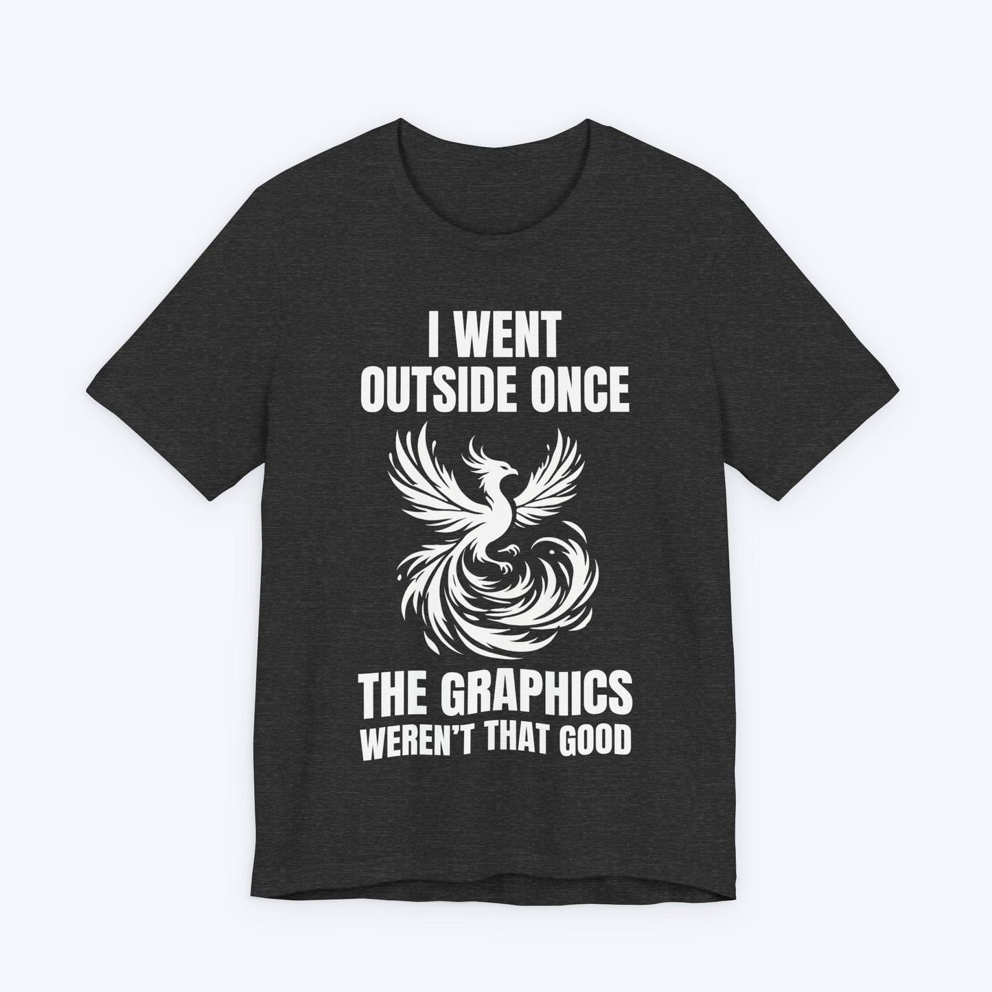 T-Shirt Dark Grey Heather / S Respawn Indoors for Better Vibes T-shirt