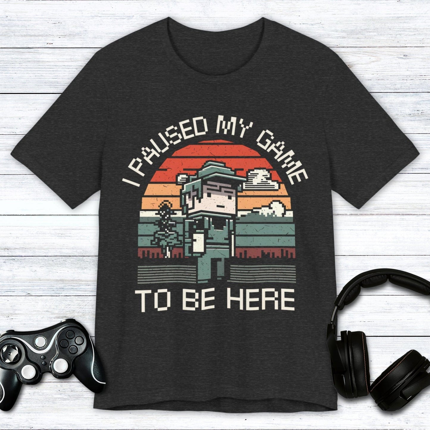 T-Shirt Dark Grey Heather / S Side Quest IRL T-shirt