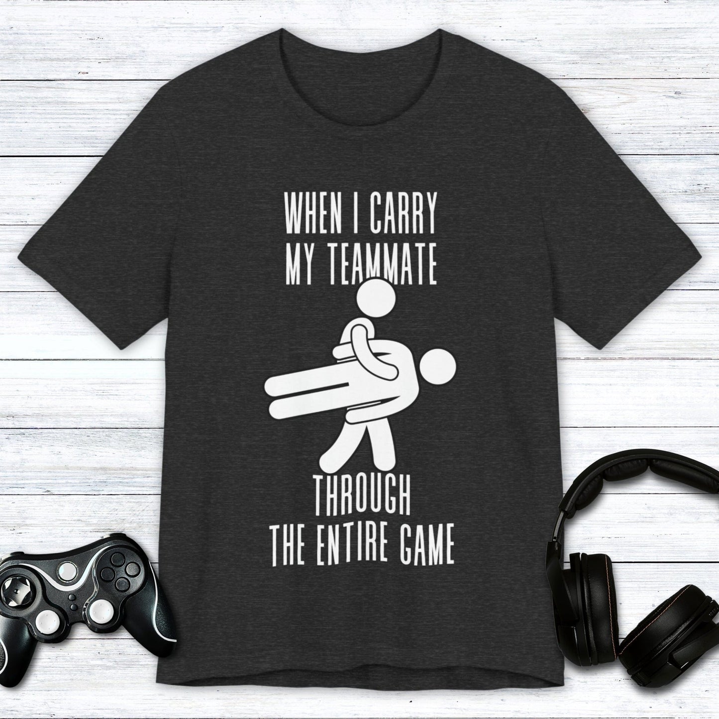 T-Shirt Dark Grey Heather / S Solo Team Victory T-shirt
