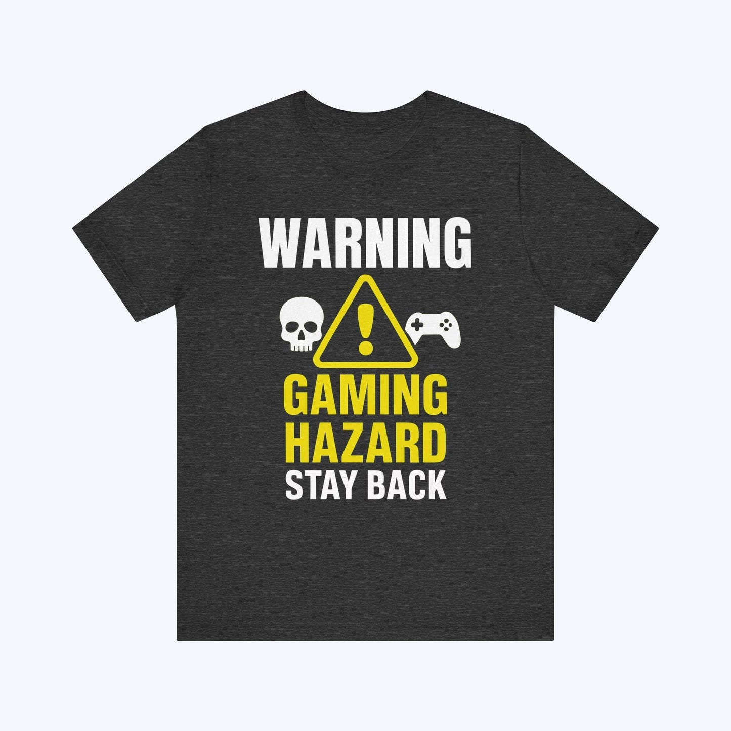 T-Shirt Dark Grey Heather / S Stay Back – Gaming in Progress T-shirt