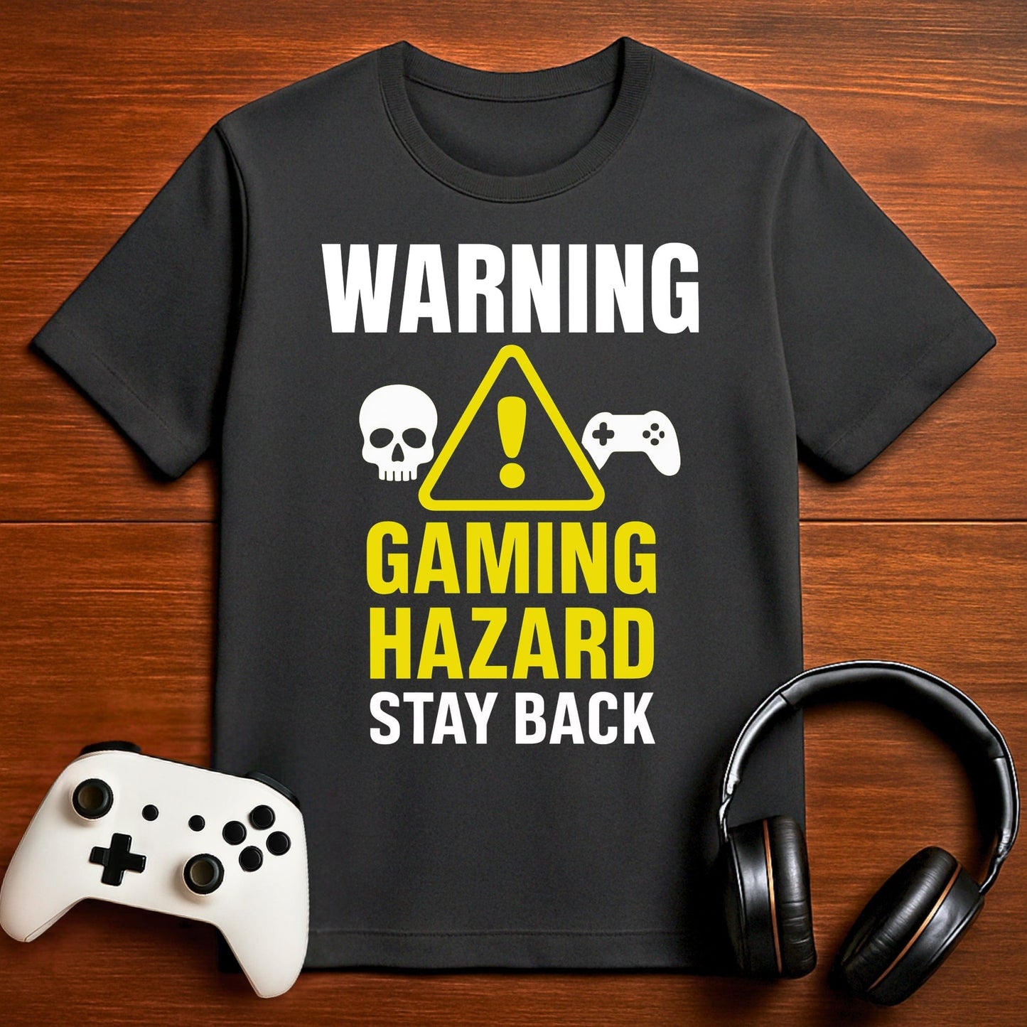 T-Shirt Dark Grey Heather / S Stay Back – Gaming in Progress T-shirt