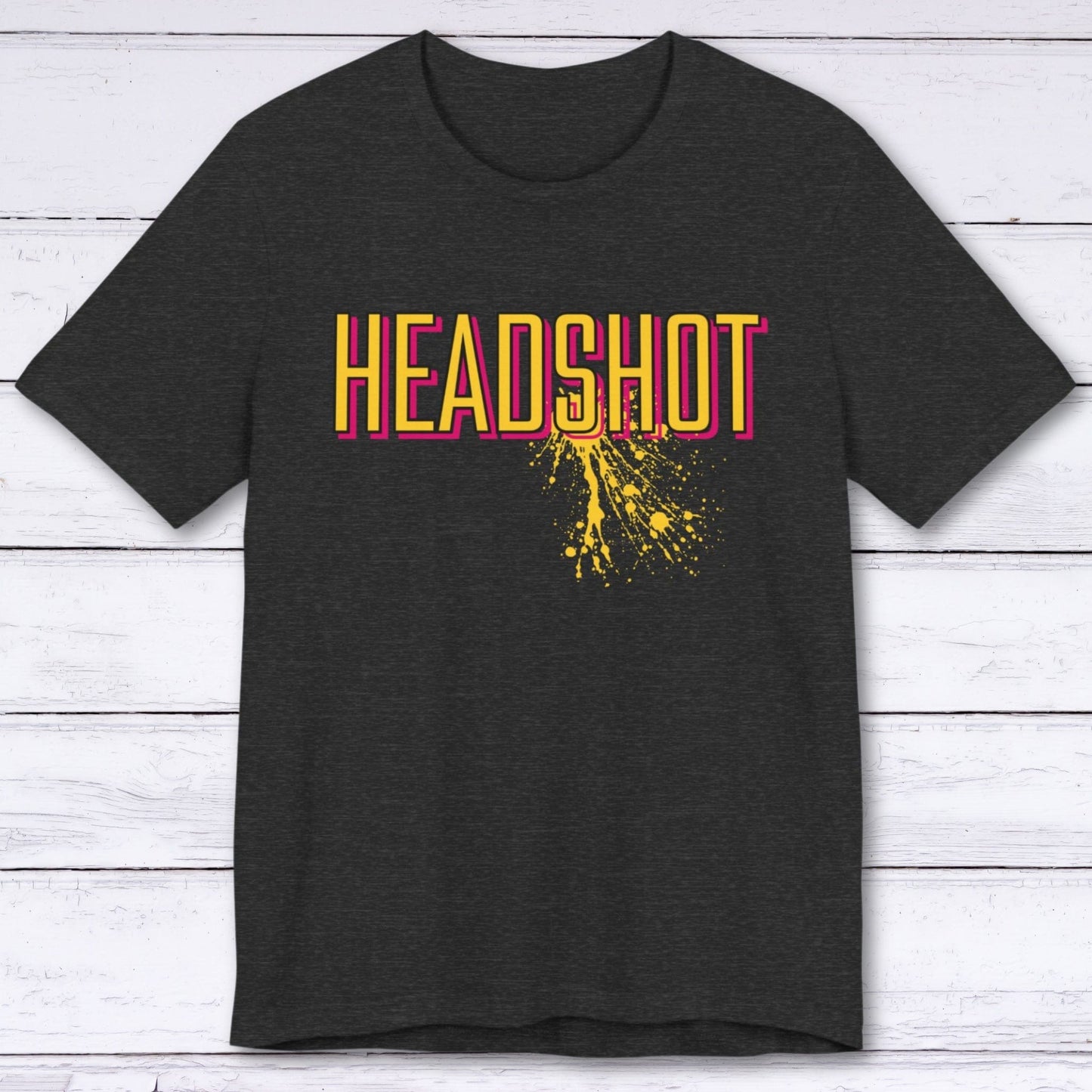T-Shirt Dark Grey Heather / S Urban Headshot Graffiti T-shirt