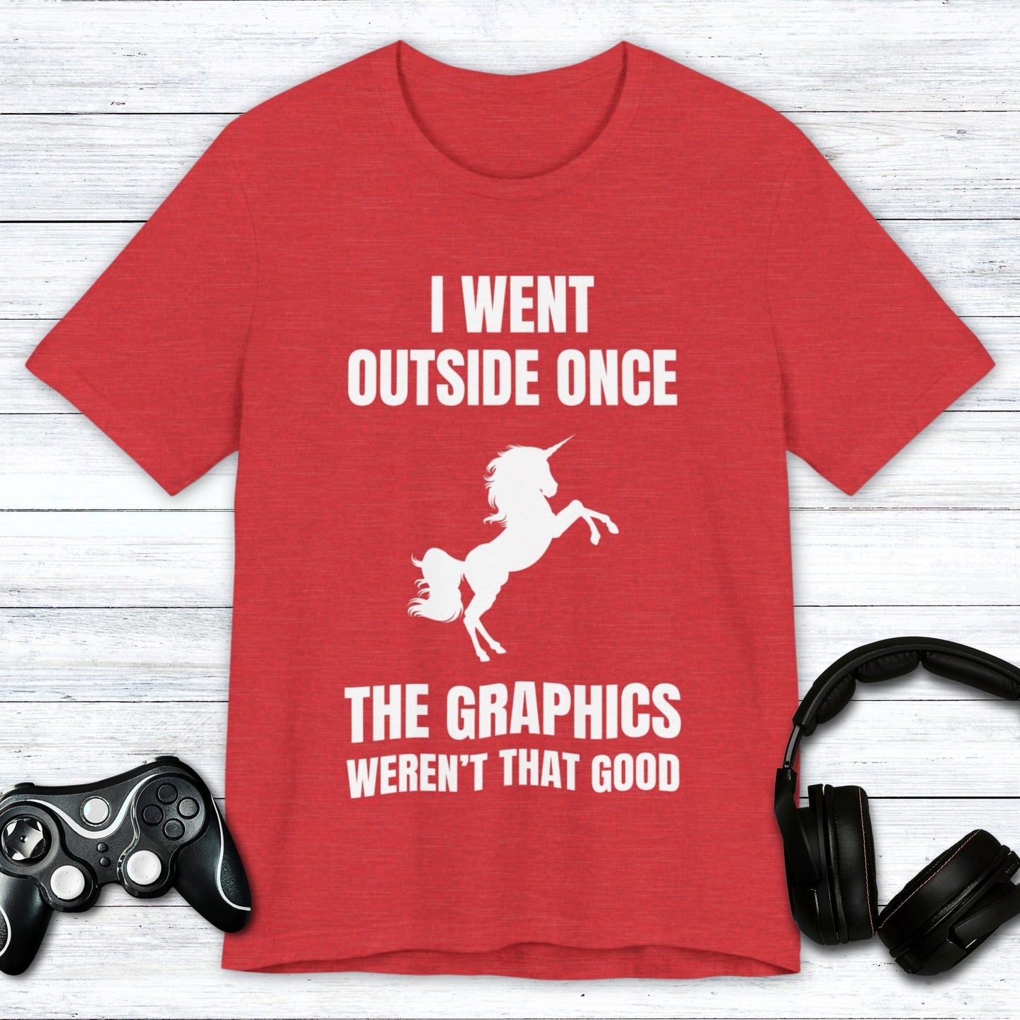 T-Shirt Heather Red / S Disappointed Unicorn T-shirt