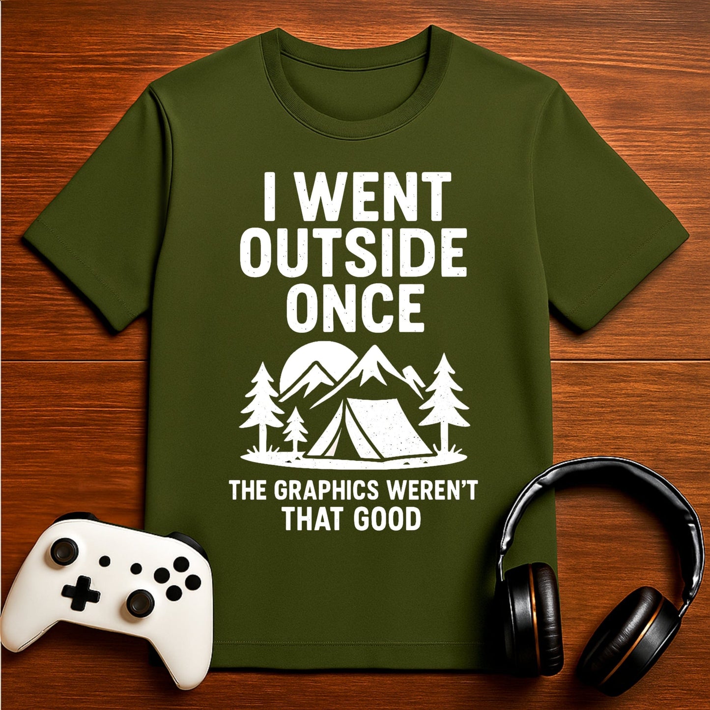 T-Shirt Lag Outside – Retro Gamer T-shirt
