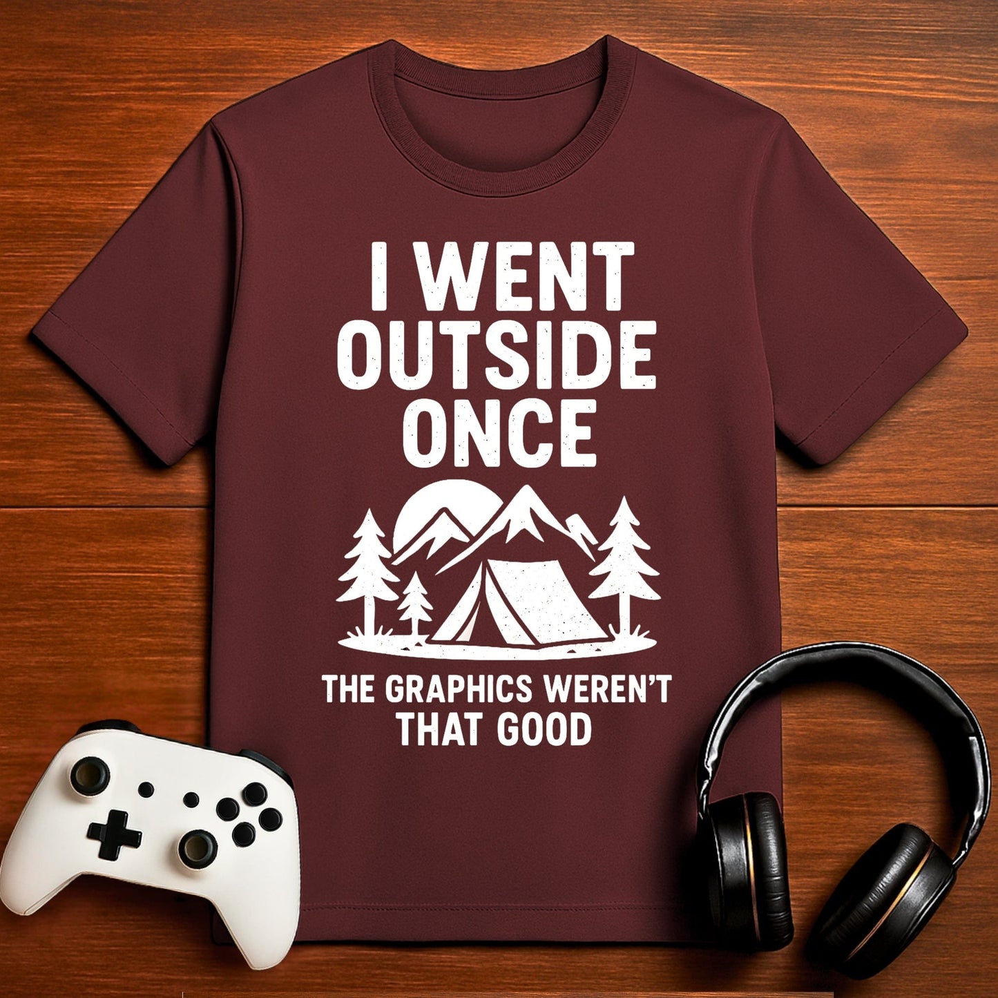 T-Shirt Lag Outside – Retro Gamer T-shirt
