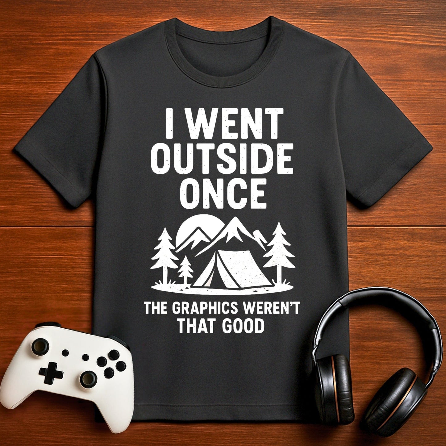T-Shirt Lag Outside – Retro Gamer T-shirt