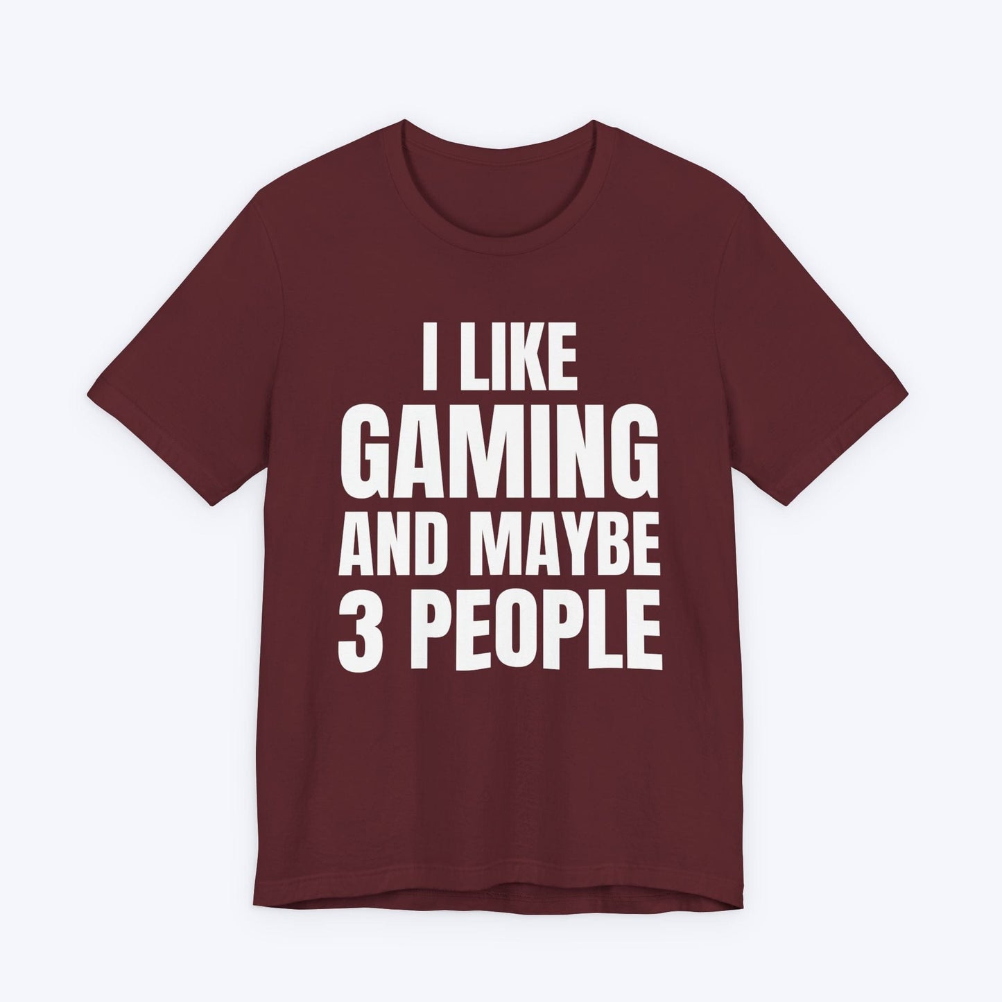 T-Shirt Maroon / S 3 People Limit T-shirt